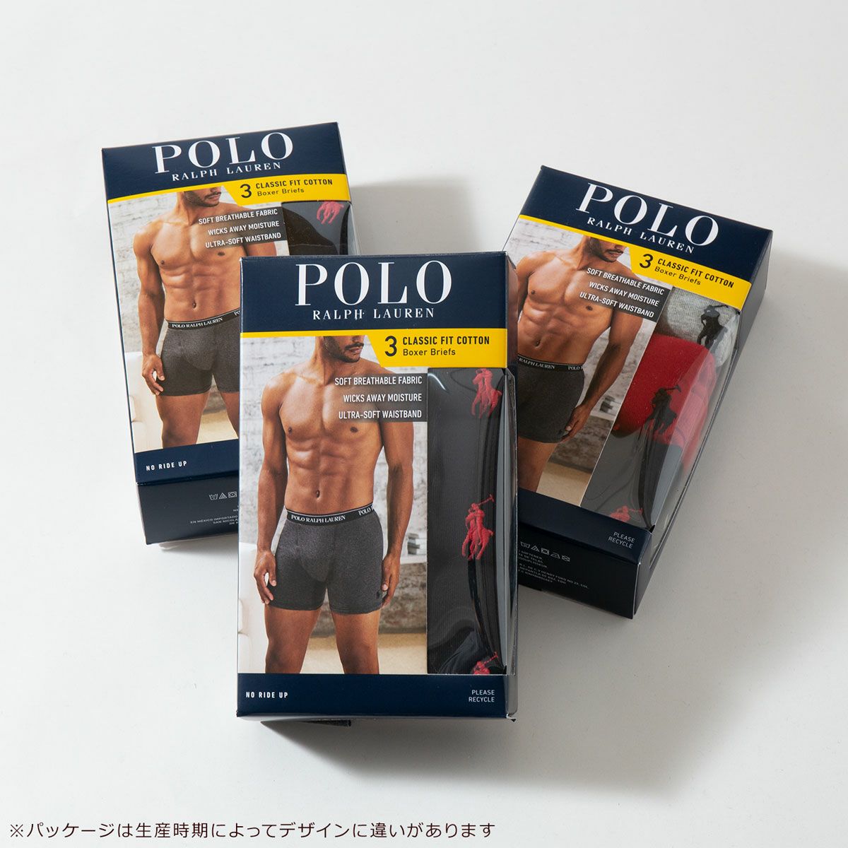 ポロ ラルフローレン ボクサーパンツ 3枚セット POLO Ralph Lauren