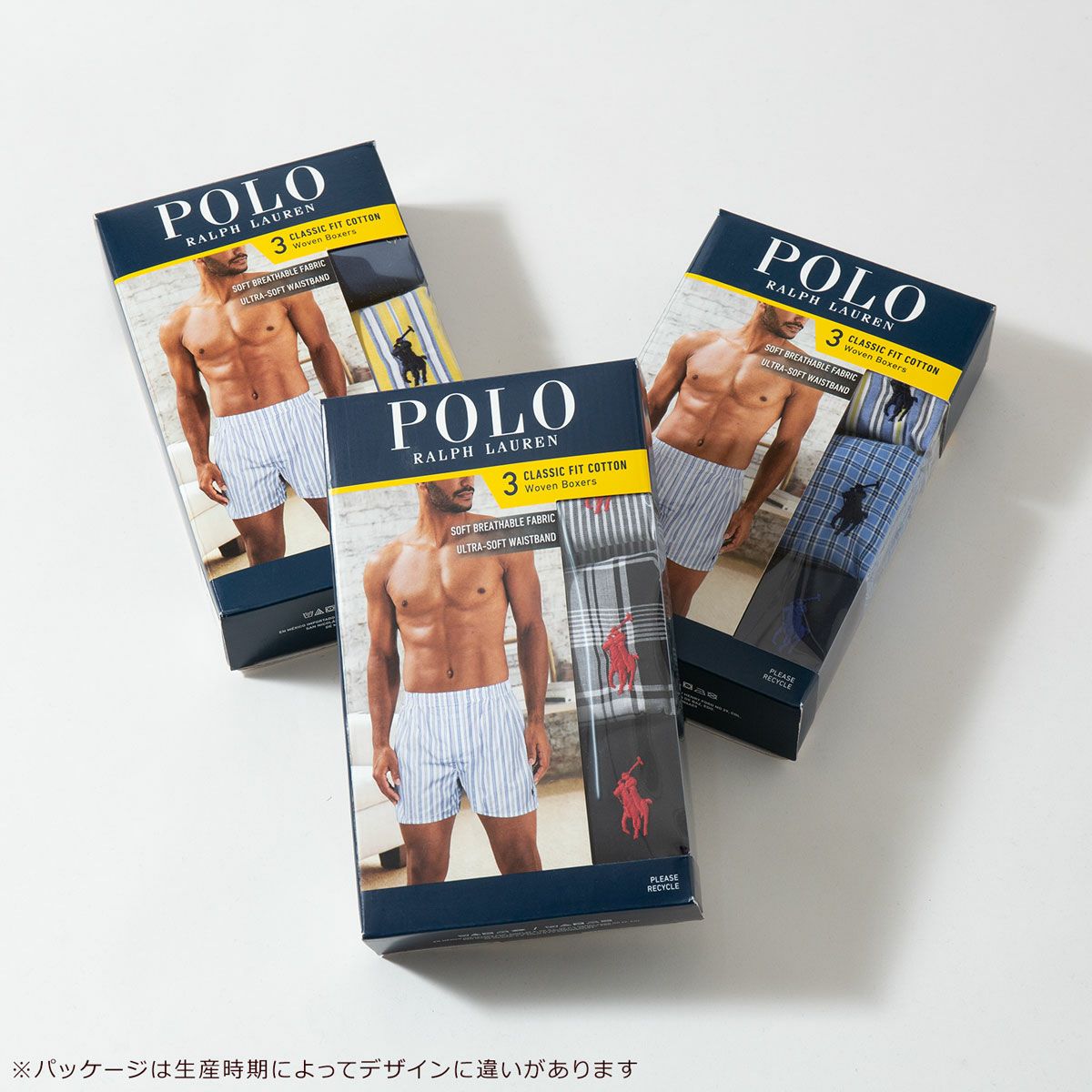 ポロ ラルフローレン トランクス 3枚セット POLO Ralph Lauren Boxer