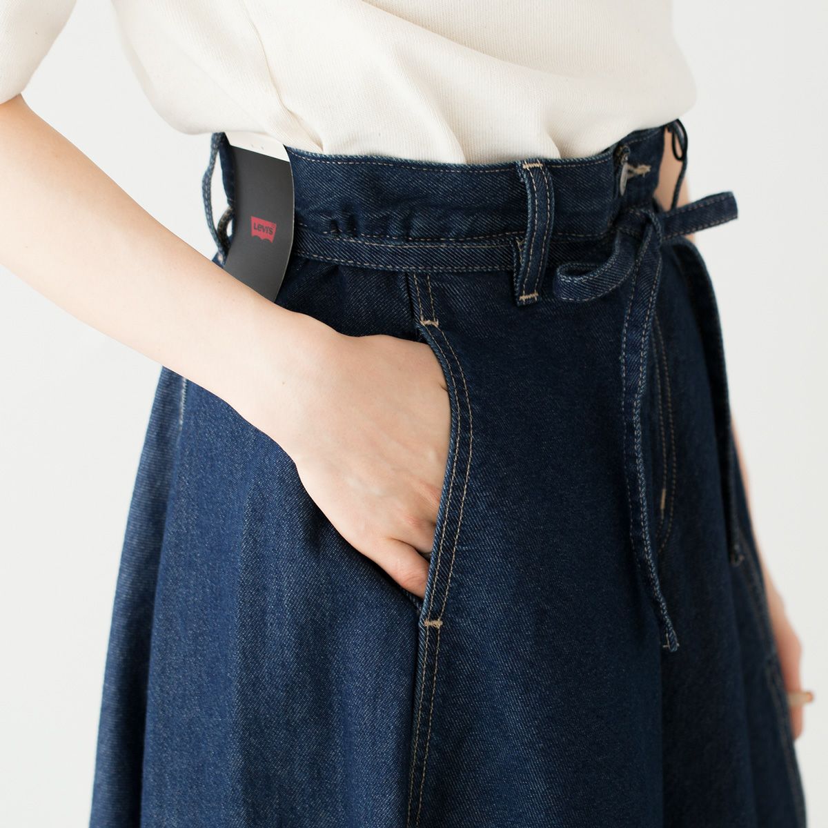 リーバイス デニム ロング スカート LEVI'S 001T4-0001 デニスカ