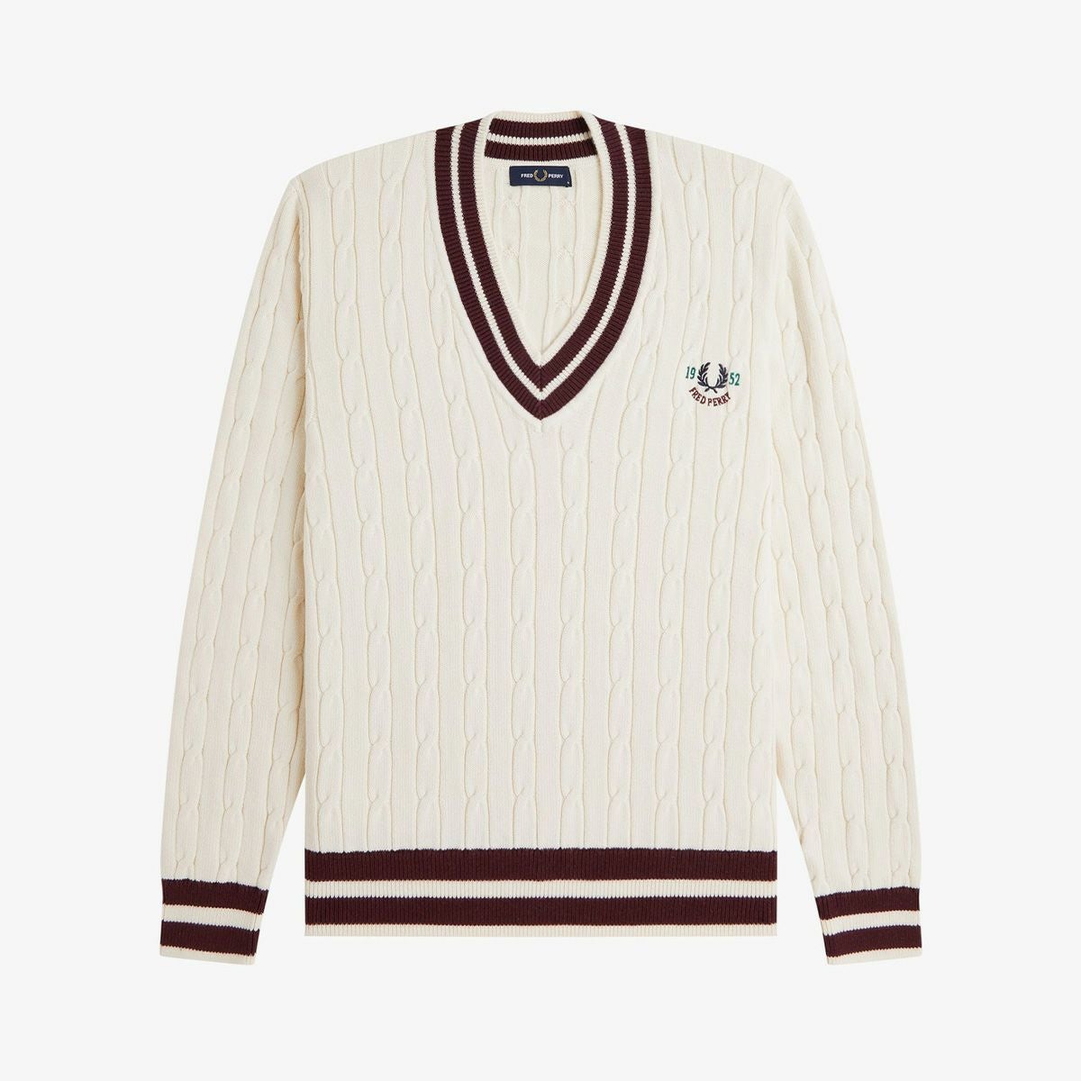 フレッドペリー FRED PERRY ケーブル ニット テニス ジャンパー K9722