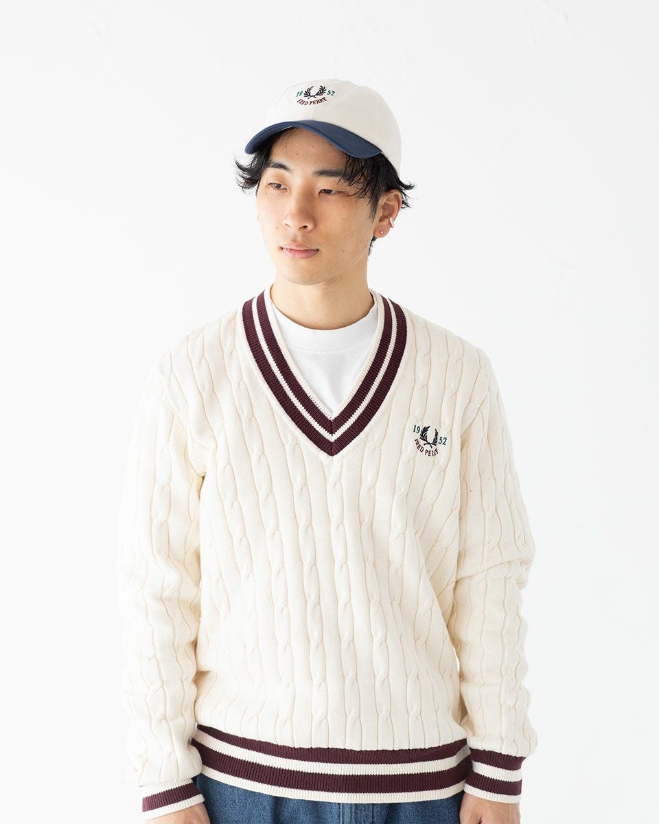 フレッドペリー FRED PERRY 1952 グラフィック ピケ キャップ HW9675