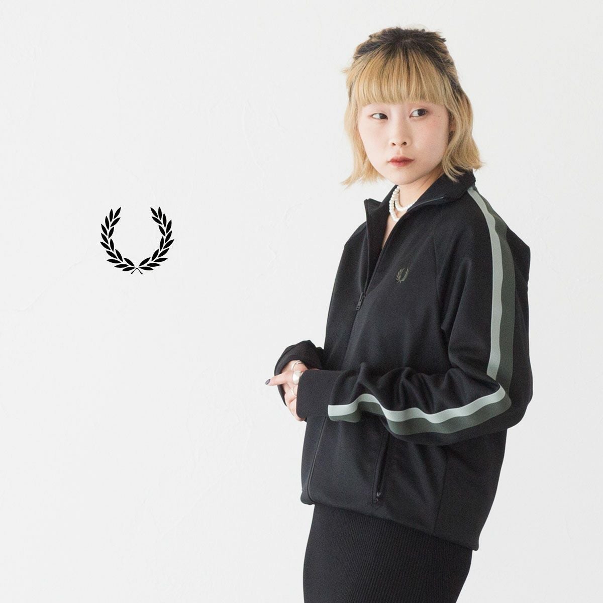 FRED PERRY トラックジャケット ジャージ FRED PERRY（フレッドペリー） ジャージ Taped Track Jacket／フレッド