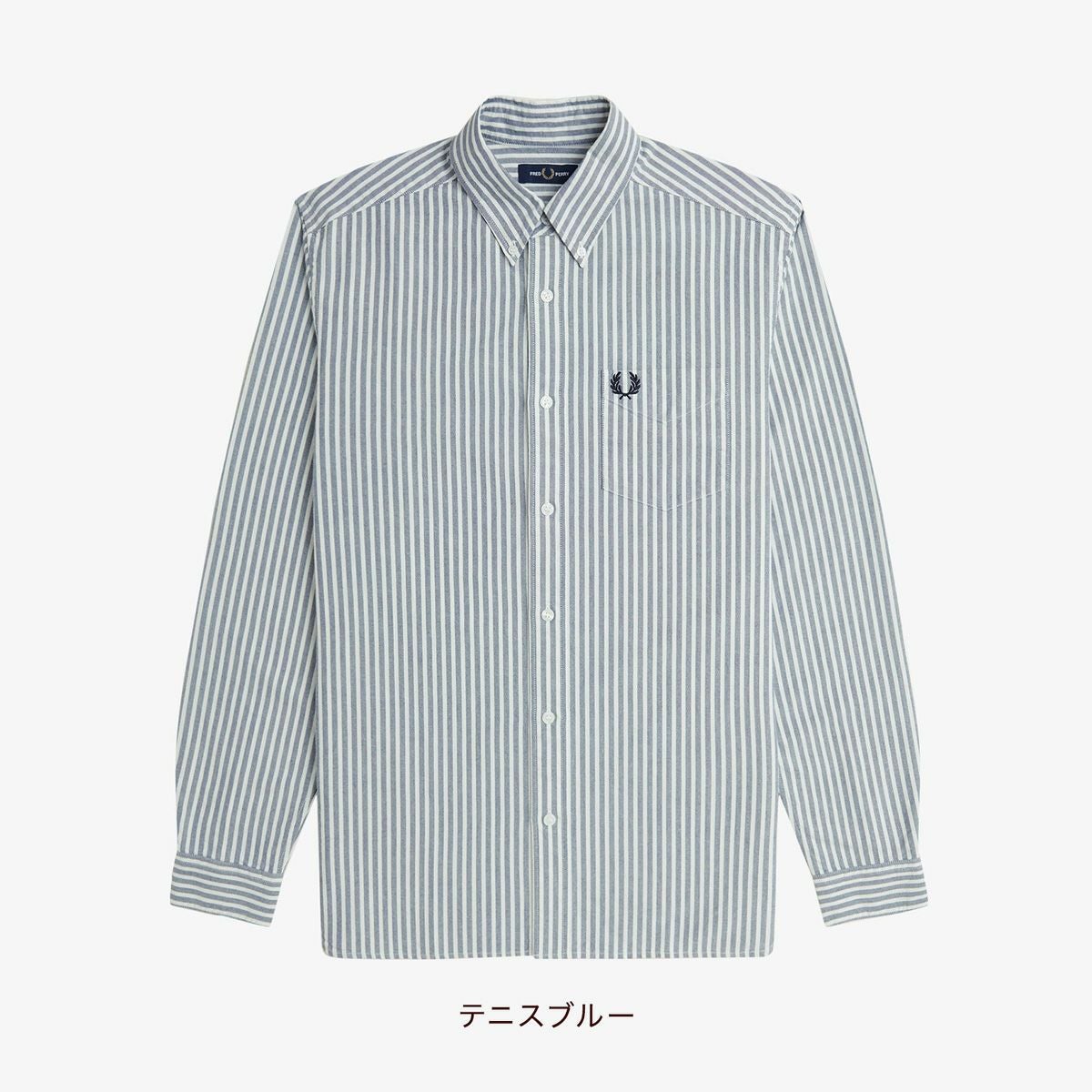 も*ん様 フレッドペリー フレッドペリー FRED PERRY ストライプ オックスフォード ボタンダウン