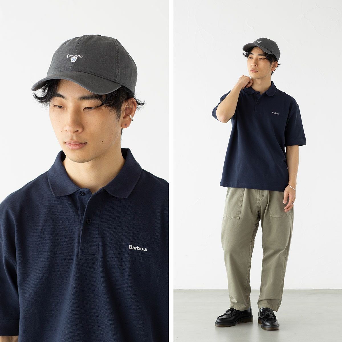 バブアー Barbour カスケードキャップ ウォッシュド コットン MHA0274