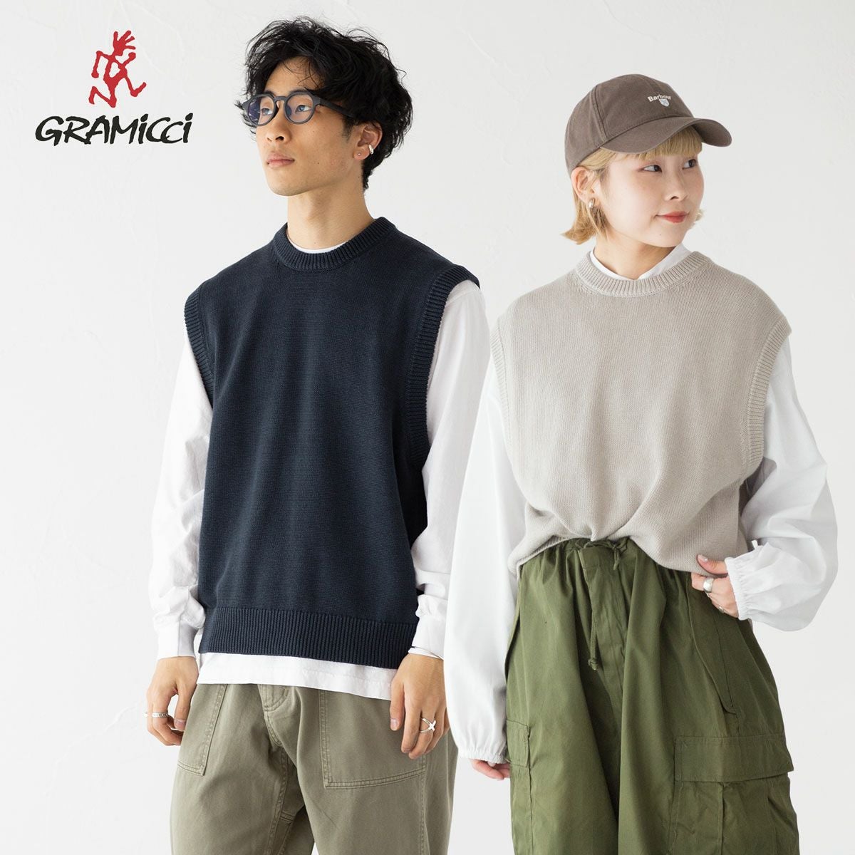 グラミチ ニット ベスト Gramicci KNIT VEST G5SU-J048 メンズ