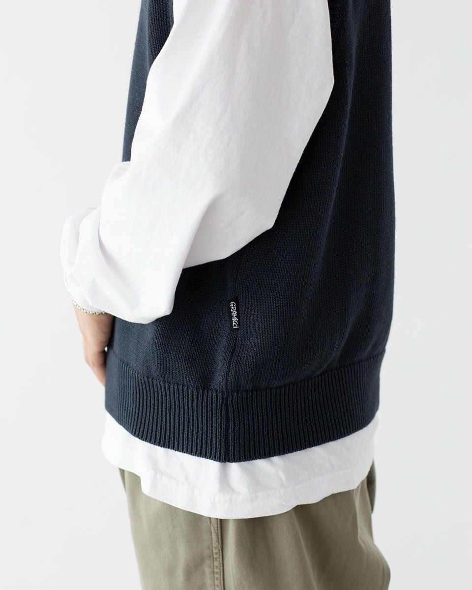 グラミチ ニット ベスト Gramicci KNIT VEST G5SU-J048 メンズ