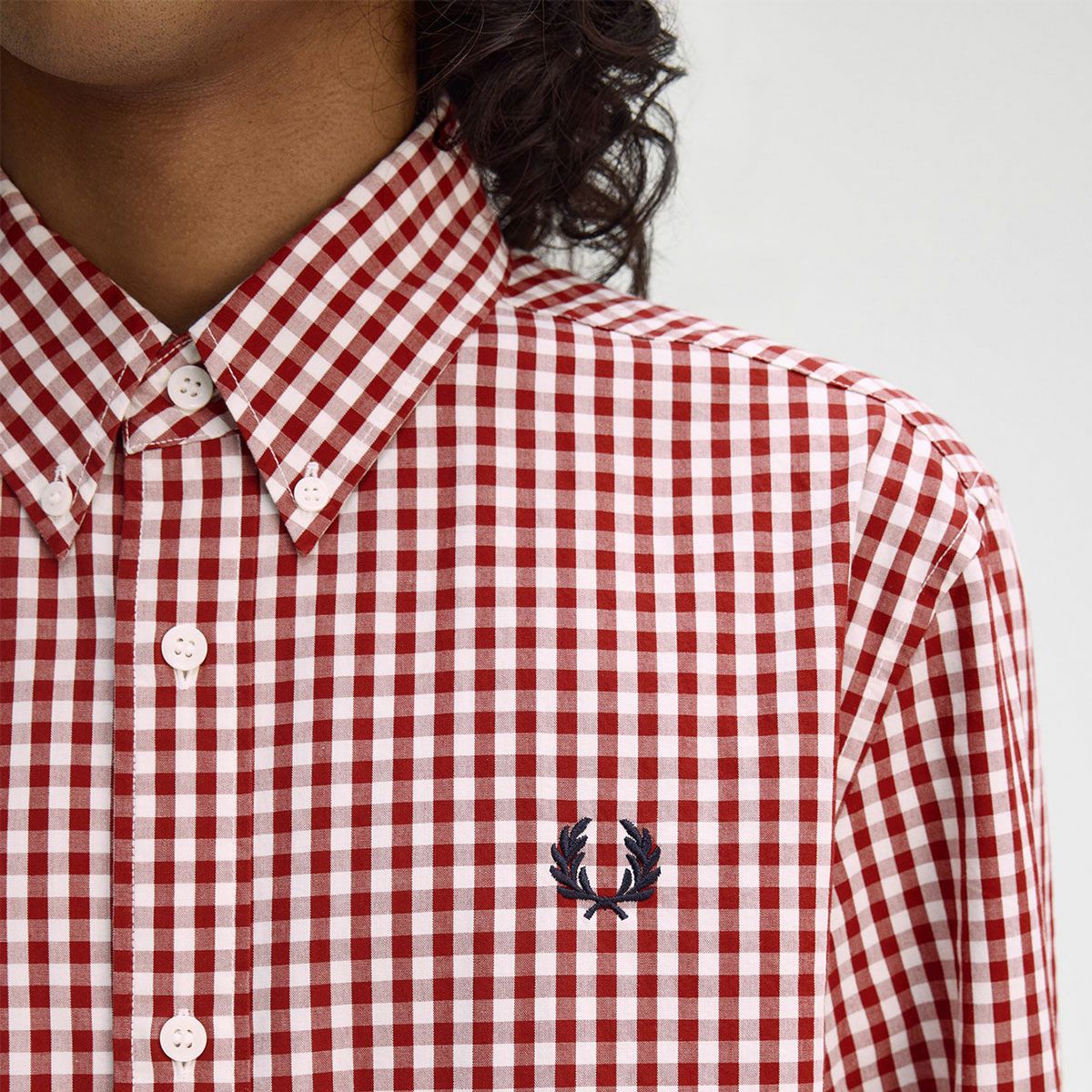 フレッドペリー FRED PERRY ギンガムチェック シャツ M9620 メンズ