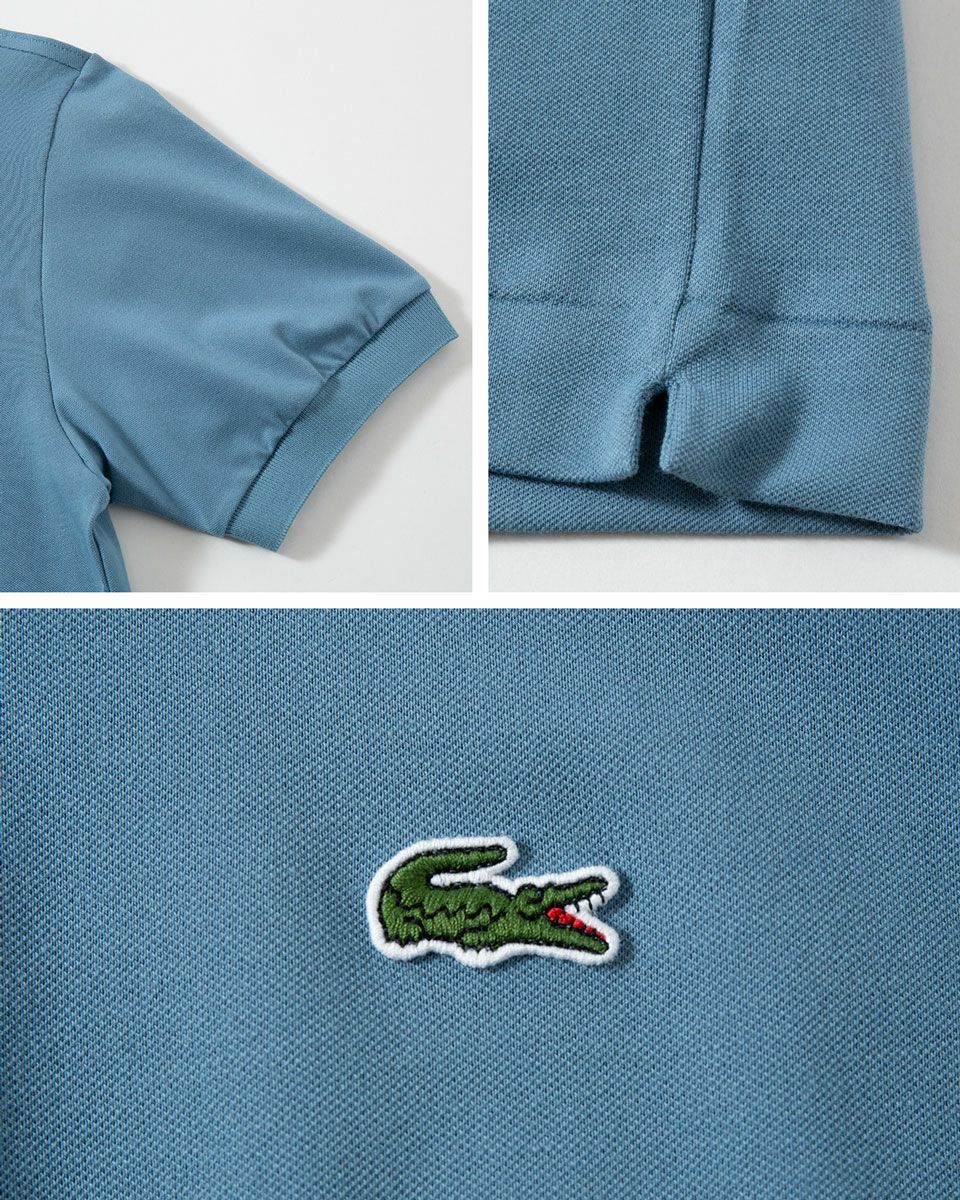 【最終値下げ】LACOSTE ライトブルーポロシャツ L1212L サイズ7 LACOSTE（ラコステ） ポロシャツ 日本製 定番 半袖ポロ メンズ L1212