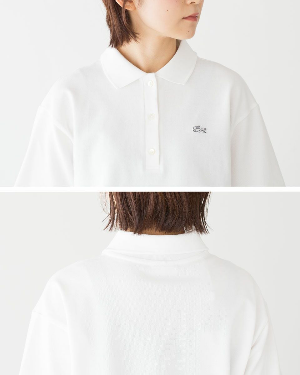 ラコステ クロップド ポロシャツ LACOSTE PF007J レディース｜ココチヤ