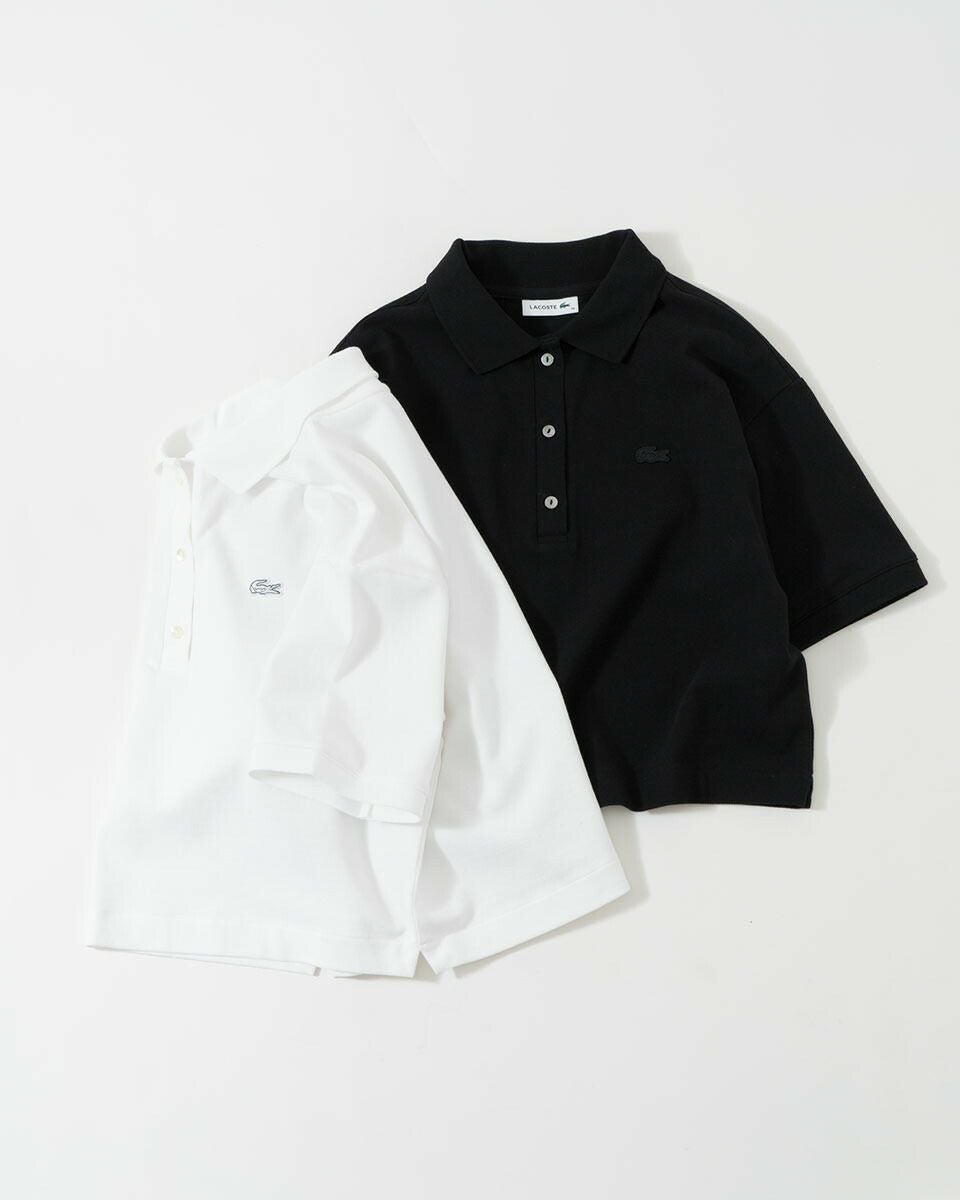 ラコステ クロップド ポロシャツ LACOSTE PF007J レディース｜ココチヤ