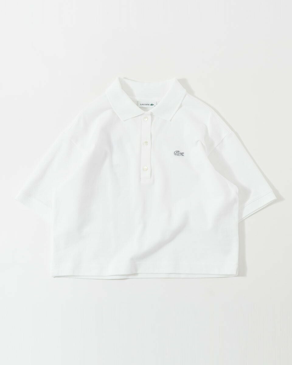 ラコステ クロップド ポロシャツ LACOSTE PF007J レディース｜ココチヤ