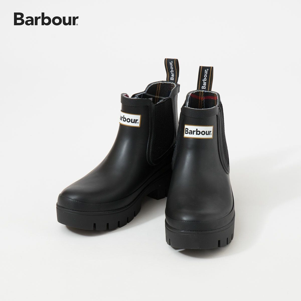 バブアー レインブーツ Barbour HALTON LRF0100 レディース サイドゴア