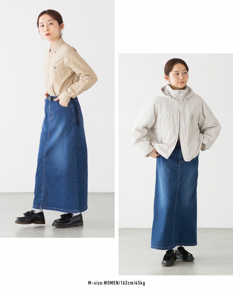 グラミチ ストレッチ デニム Aラインスカート Gramicci GLSK5-SJP07