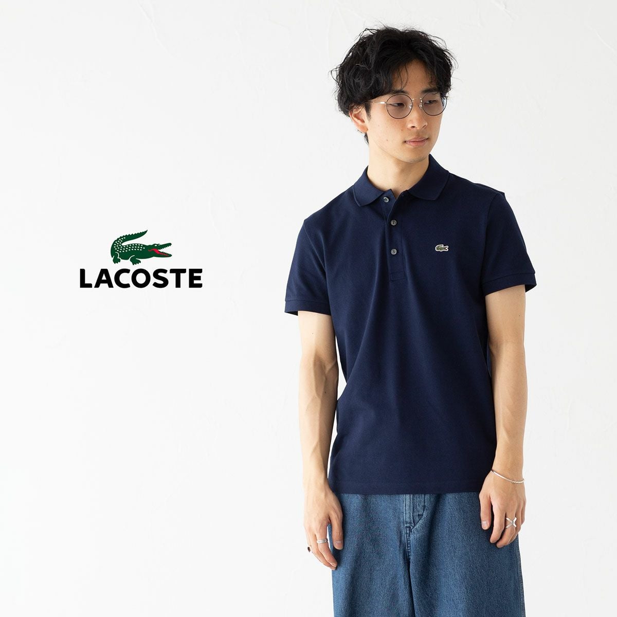 ラコステ スリムフィット ポロシャツ LACOSTE PH7937J-99 ストレッチ