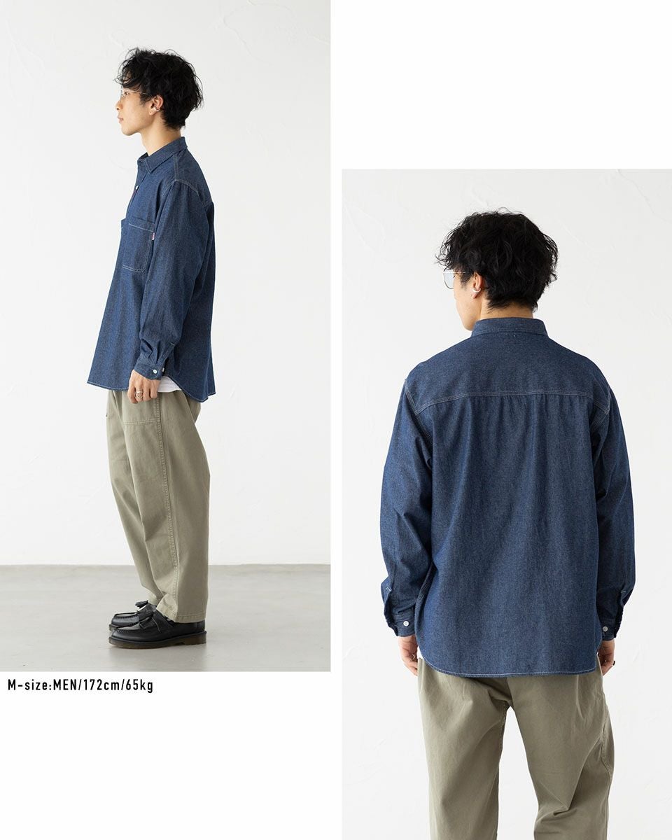 ビッグマック シャンブレー シャツ BIGMAC BM25SS001-2 メンズ デニム
