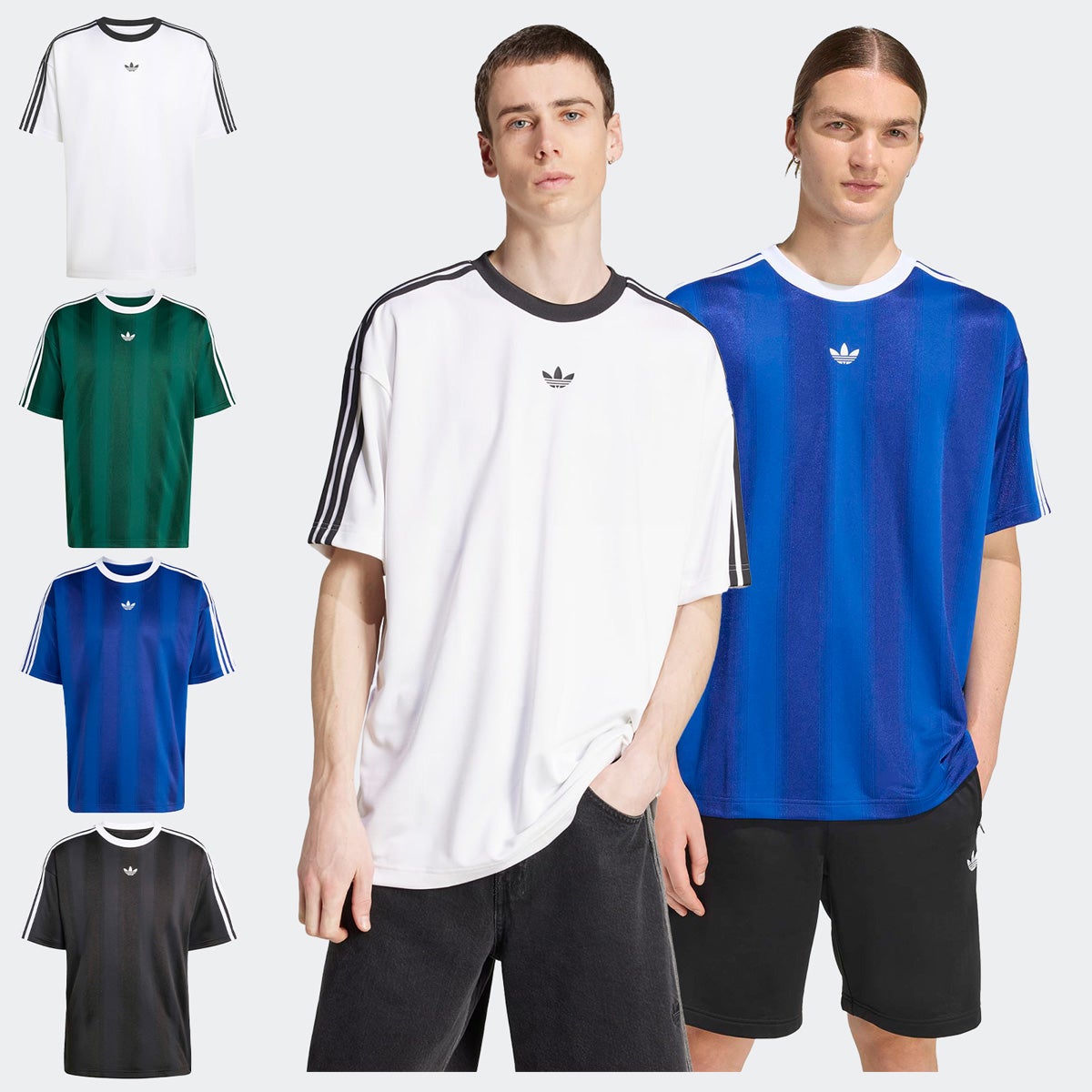 adidas　ゲームシャツ　サイズL-O  日本製 白タグ アディダス Tシャツ アディカラー ジャカード ジャージー adidas