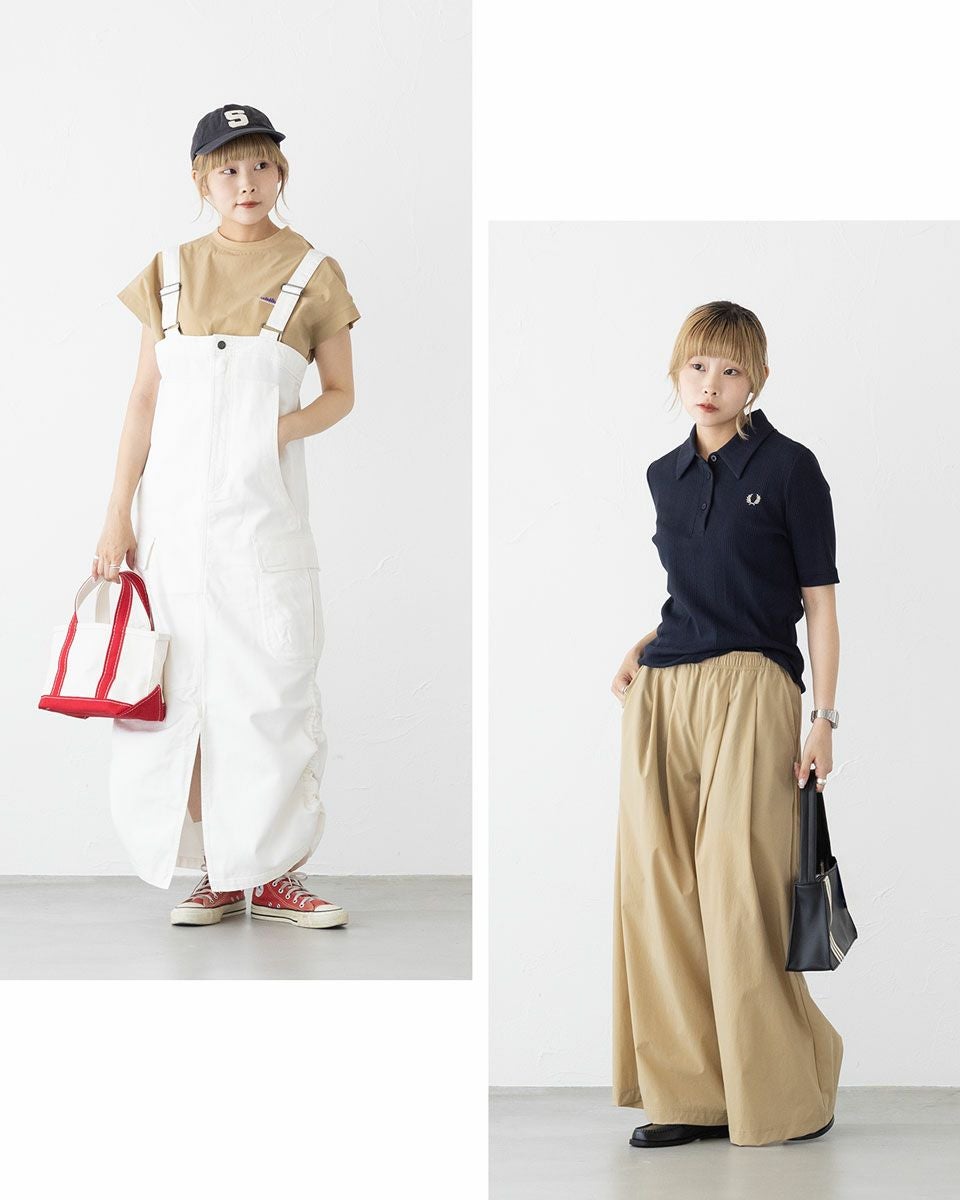 サウザンドマイル フレンチ スリーブ シャツ＆ワイドパンツ バッグ付き