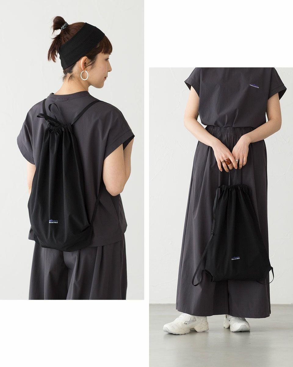 サウザンドマイル フレンチ スリーブ シャツ＆ワイドパンツ バッグ付き