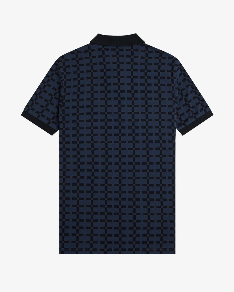フレッドペリー FRED PERRY ジャガード プリント ポロシャツ M9835
