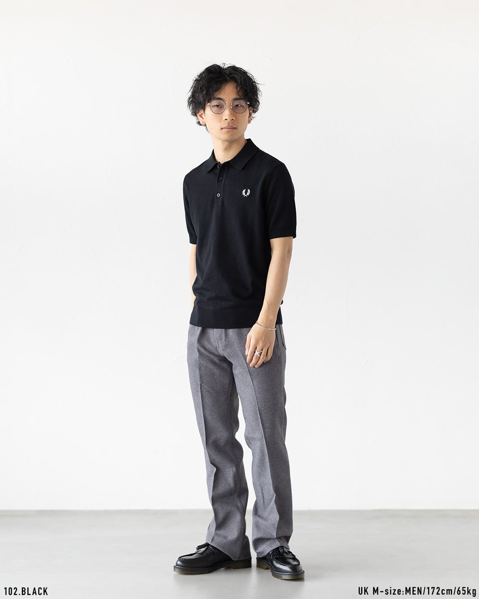 FRED PERRYニットポロシャツ FRED PERRY（フレッドペリー） ニットポロ レディース トップス