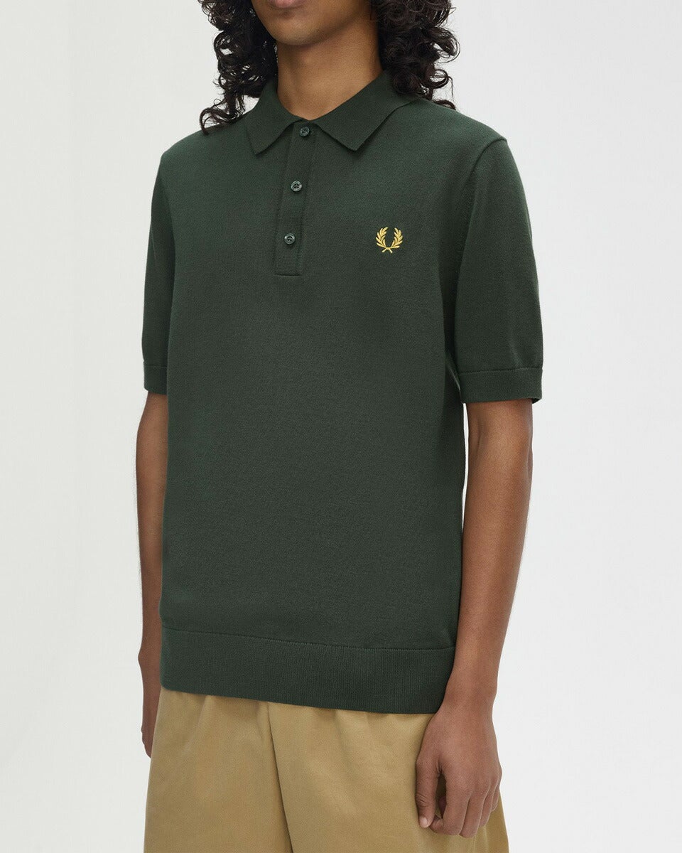 Fred Perry オリーブ ポロシャツ　44 中古・古着通販】FRED PERRY (フレッドペリー) ポロカラーOP オリーブ