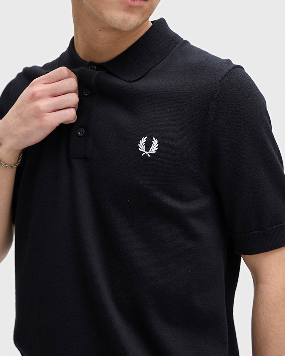フレッドペリー コットン ニット ポロシャツ FRED PERRY K9725 メンズ