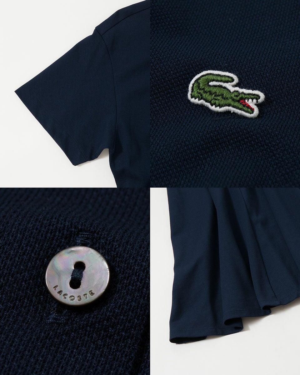 ラコステ 鹿の子地 シャツドレス LACOSTE EF9621-99 レディース