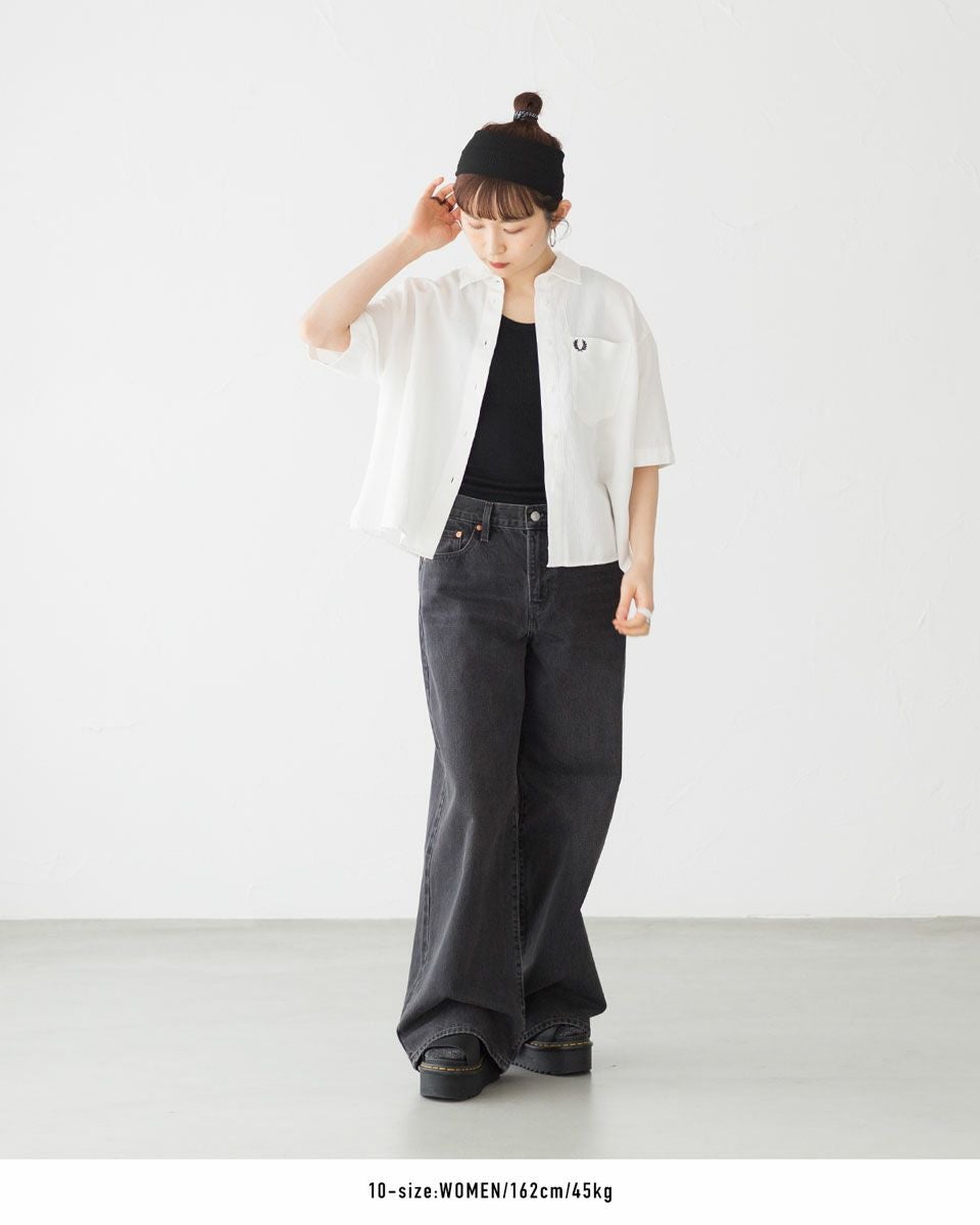 フレッドペリー シアサッカー シャツ FRED PERRY G9179 レディース