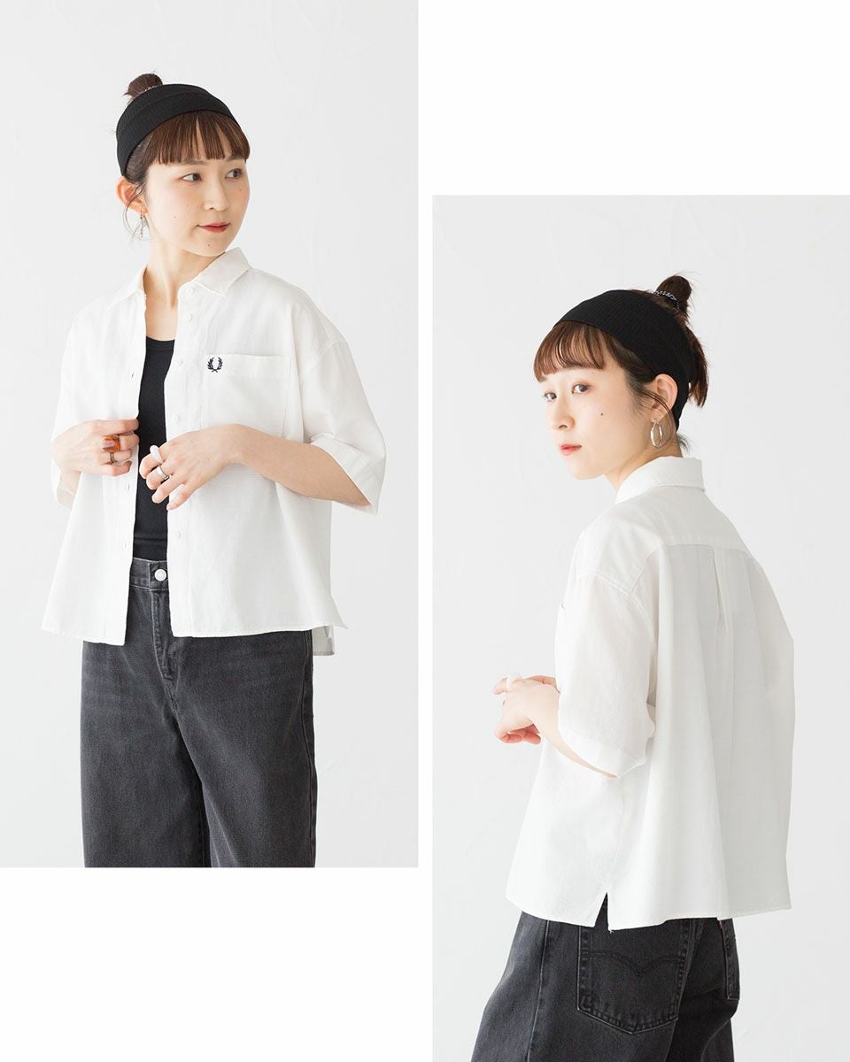 FRED PERRY マイクロギンガムシアサッカーシャツ FRED PERRY（フレッドペリー）の「Micro Gingham Seersucker Shirt