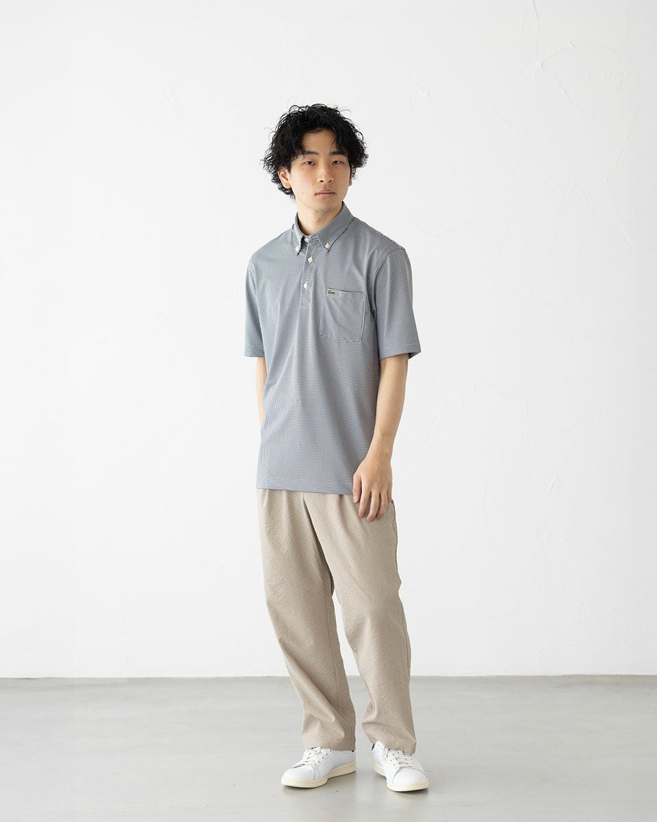 ラコステ マイクロチェック ポロシャツ LACOSTE PH6364-99 メンズ