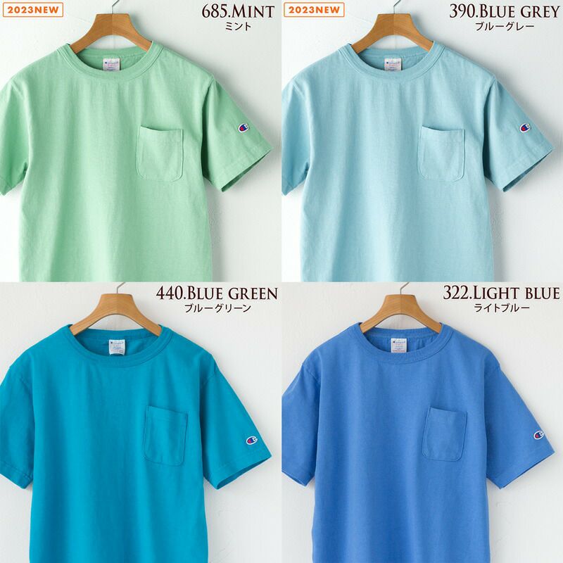チャンピオン T1011 ポケット Tシャツ CHAMPION 半袖 アメリカ製