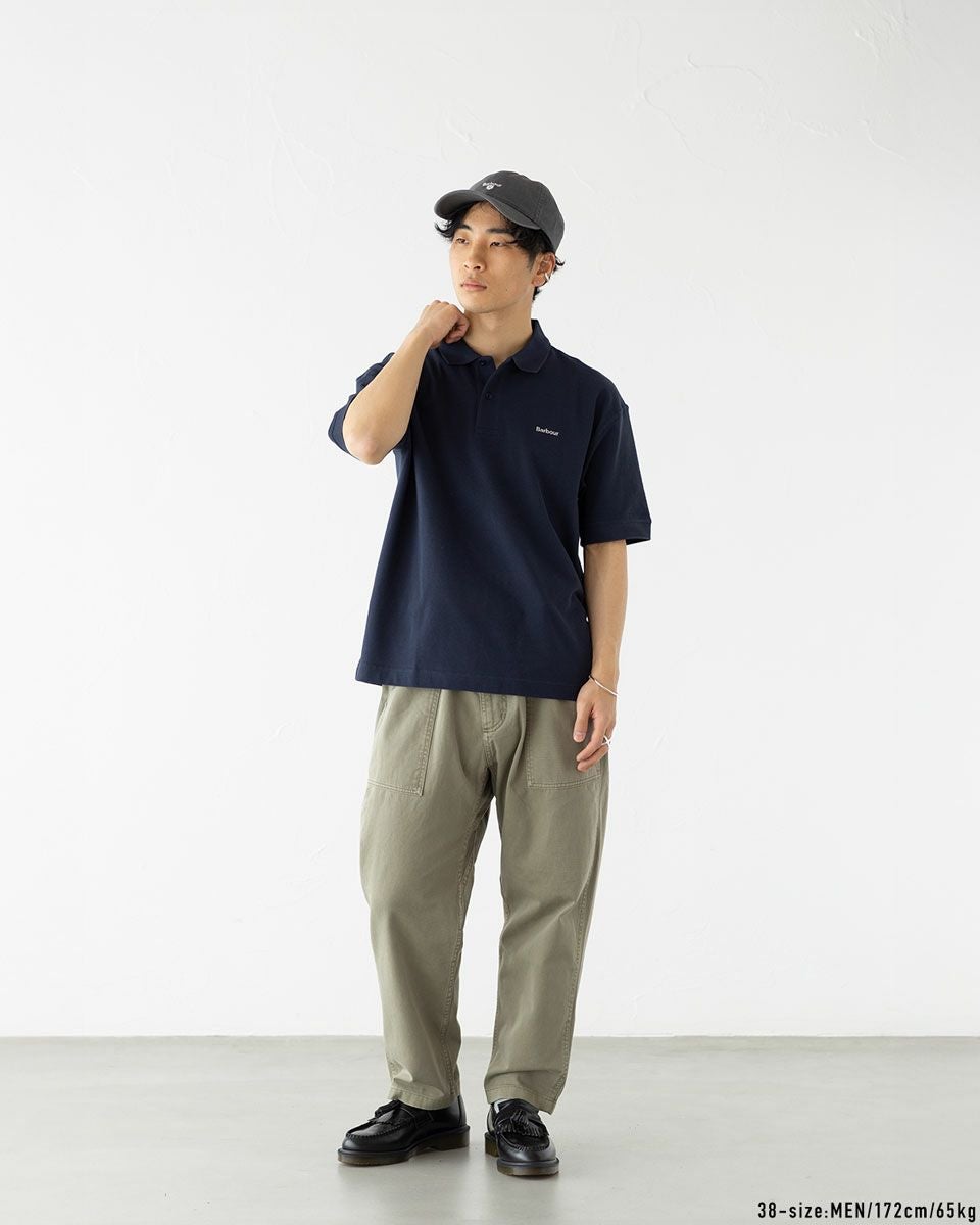 バブアー ヘクサム オーバーサイズド ポロシャツ Barbour MML1469