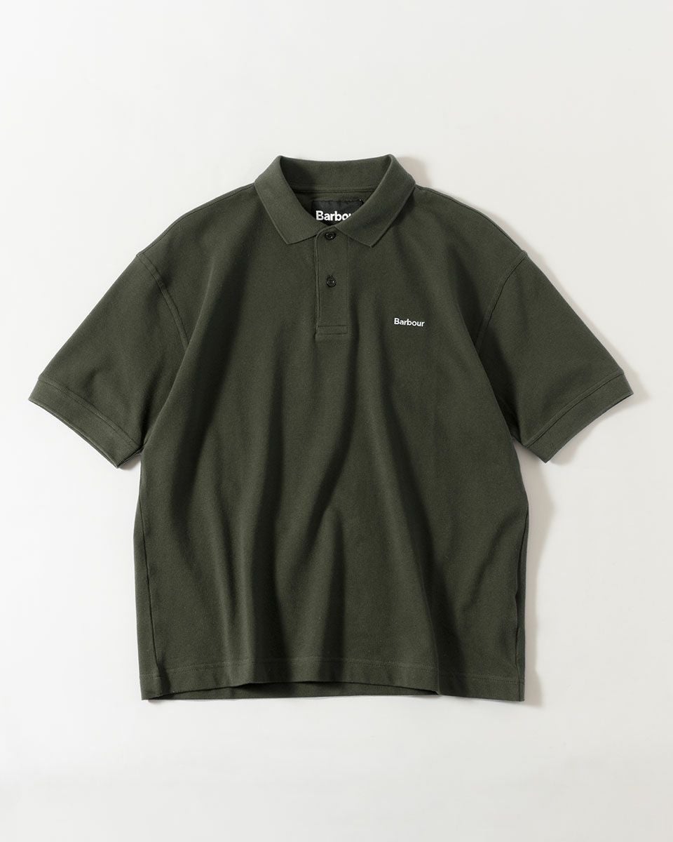 バブアー ヘクサム オーバーサイズド ポロシャツ Barbour MML1469