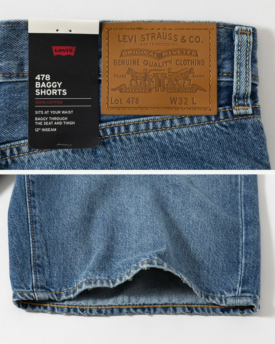 リーバイス 478 バギー ショートパンツ ハーフパンツ LEVI'S デニム