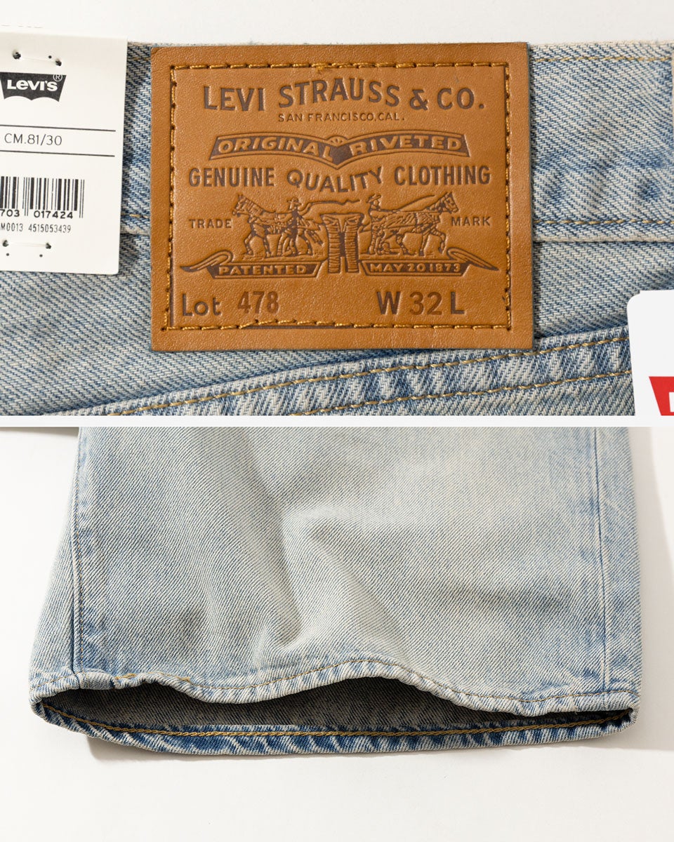 リーバイス 478 バギー ショートパンツ ハーフパンツ LEVI'S デニム