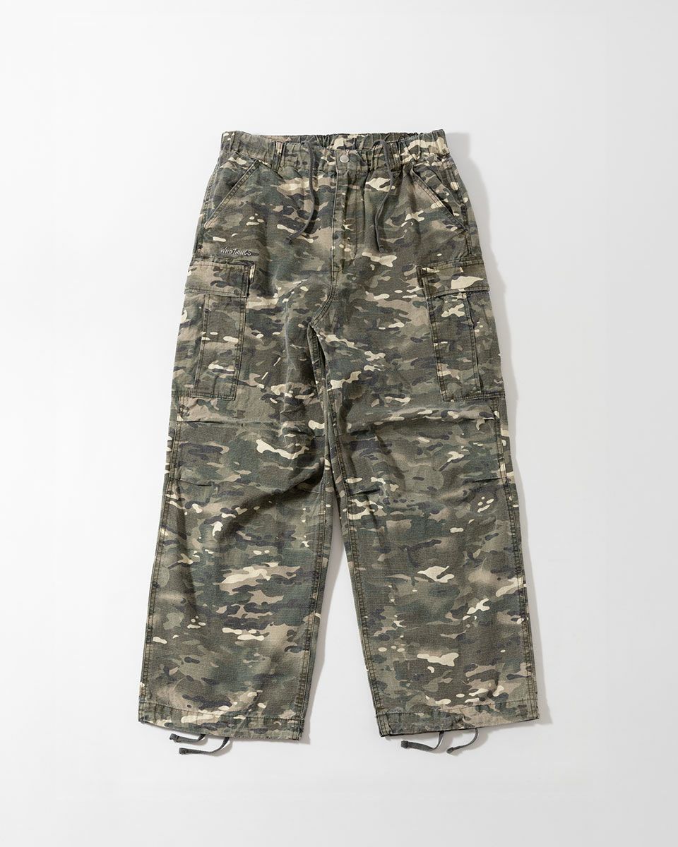 ワイルドシングス ガーメントダイ カーゴパンツ WILD THINGS 軍パン M