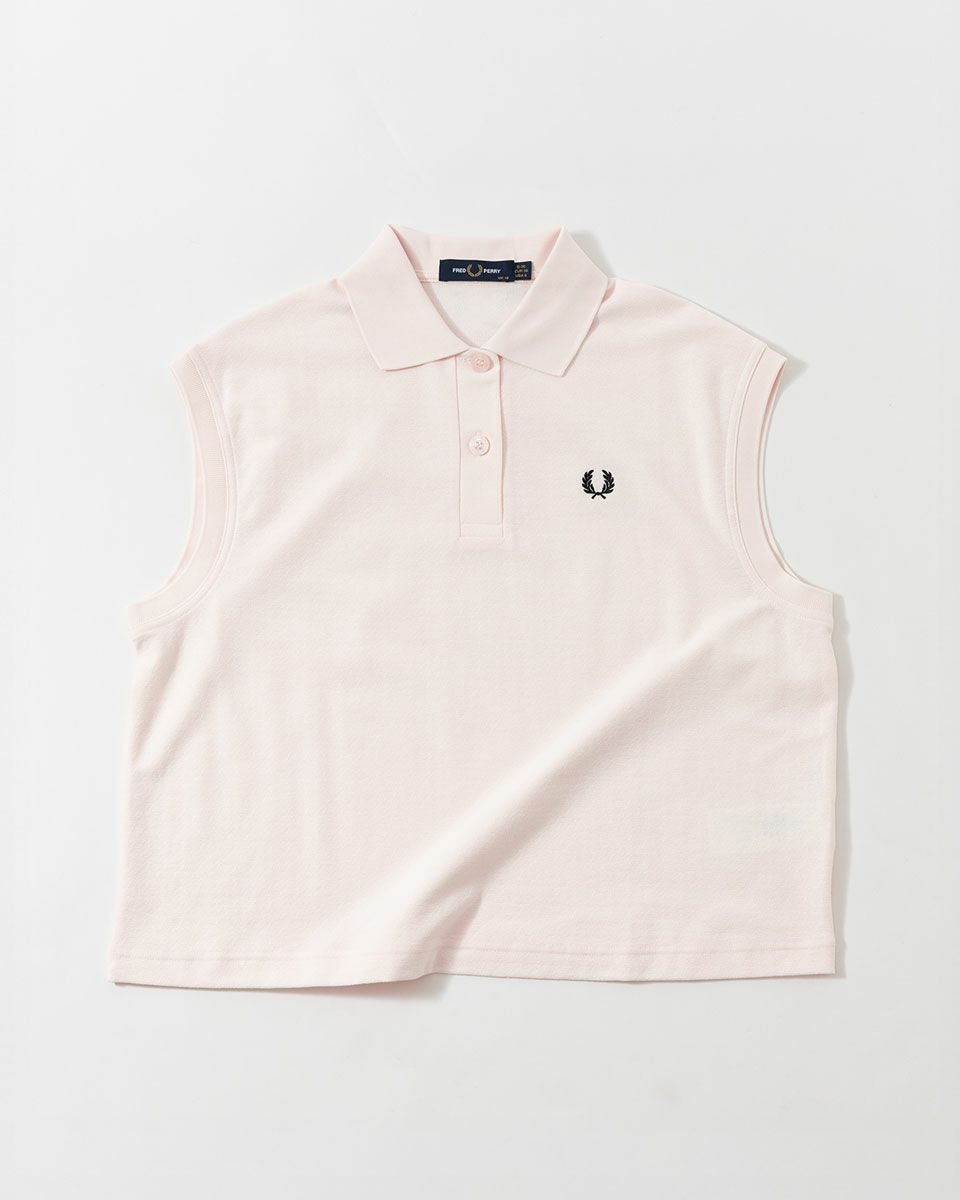 フレッドペリー スリーブレス ピケ シャツ FRED PERRY G9185
