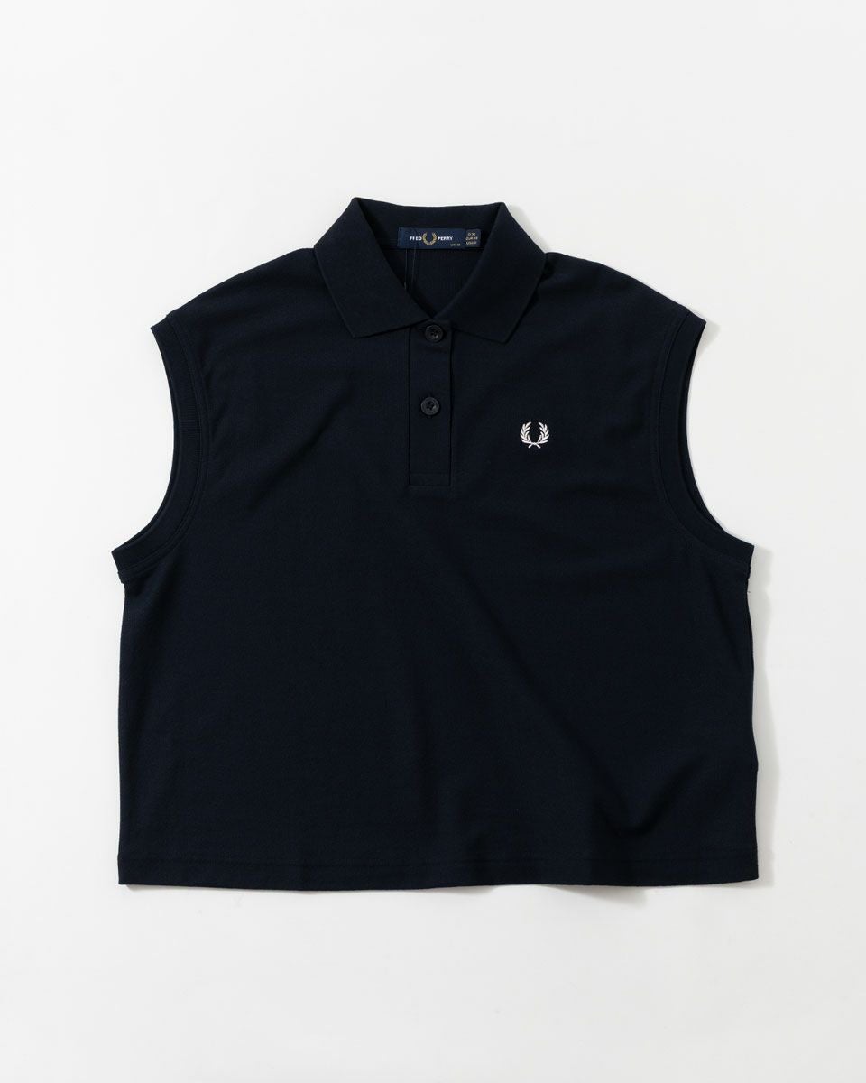 フレッドペリー スリーブレス ピケ シャツ FRED PERRY G9185