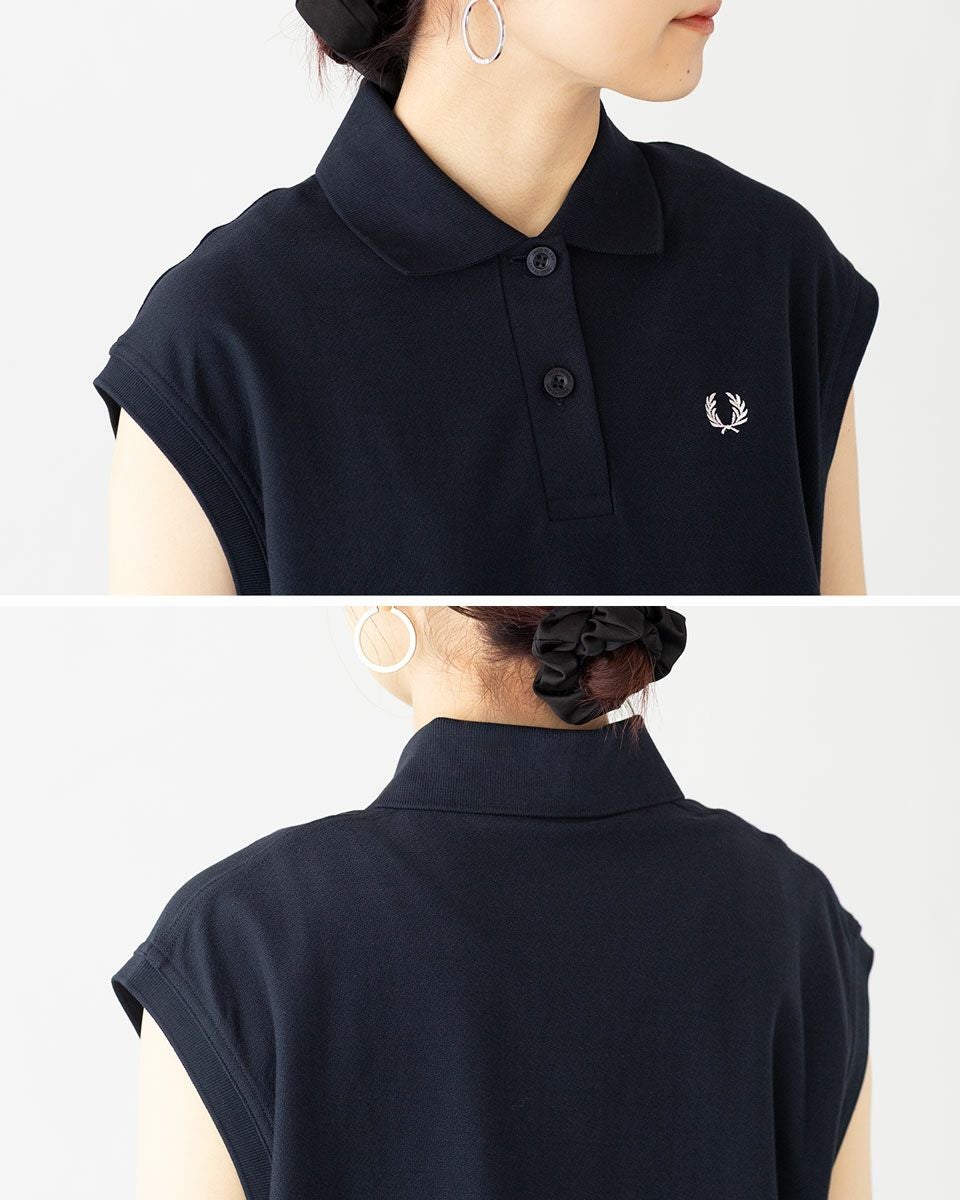 フレッドペリー スリーブレス ピケ シャツ FRED PERRY G9185
