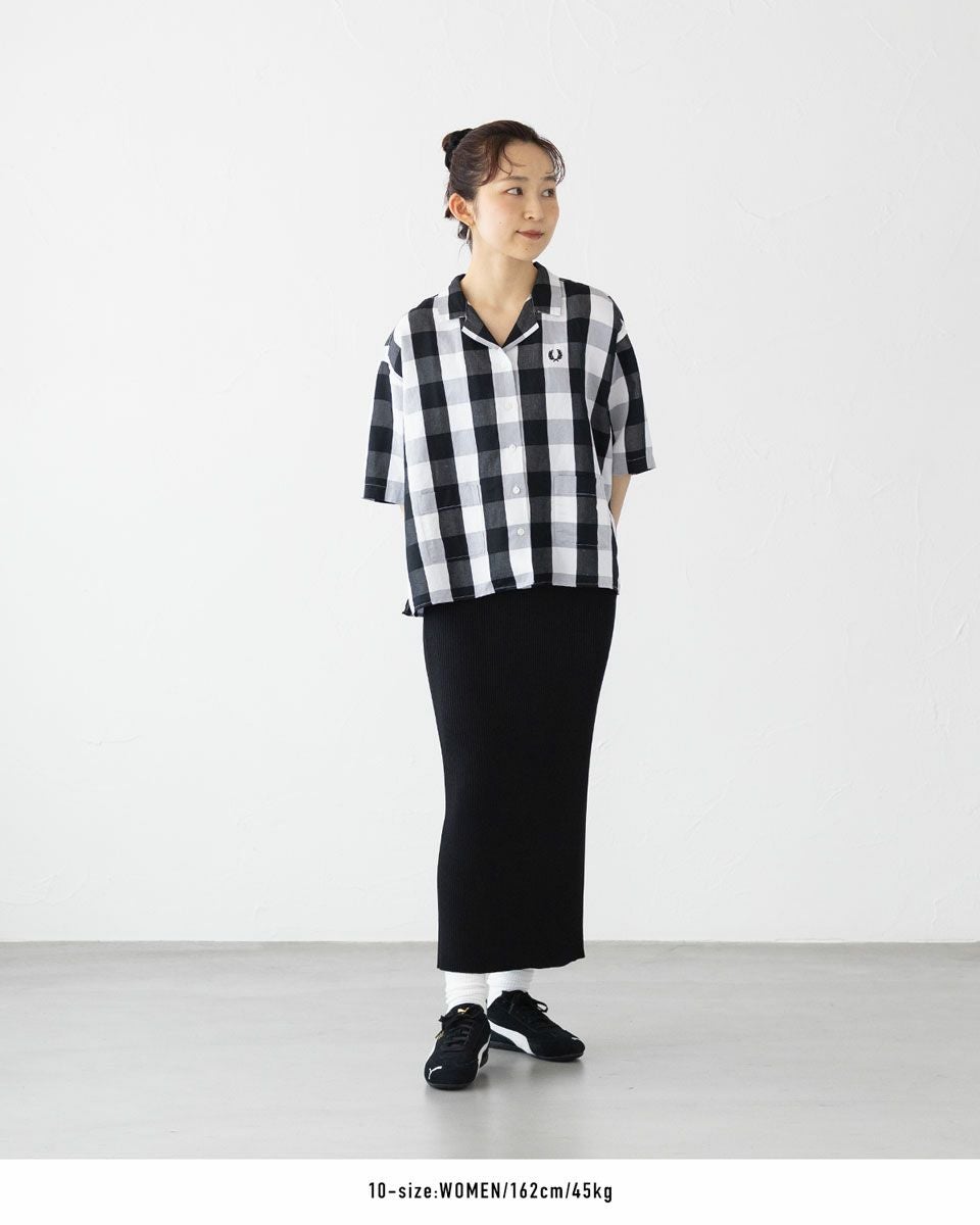 フレッドペリー モノクローム チェック シャツ FRED PERRY G9193