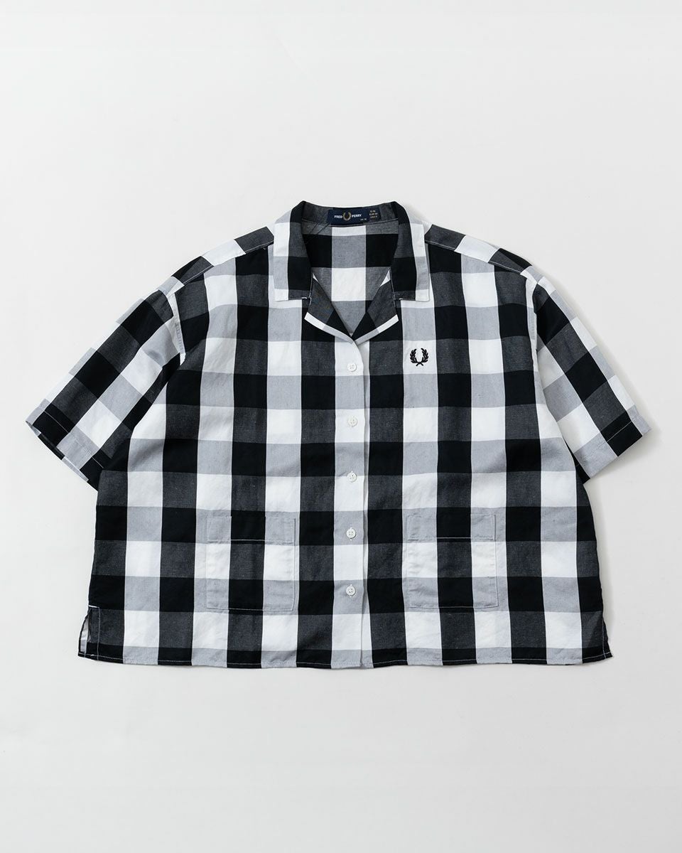 フレッドペリー モノクローム チェック シャツ FRED PERRY G9193