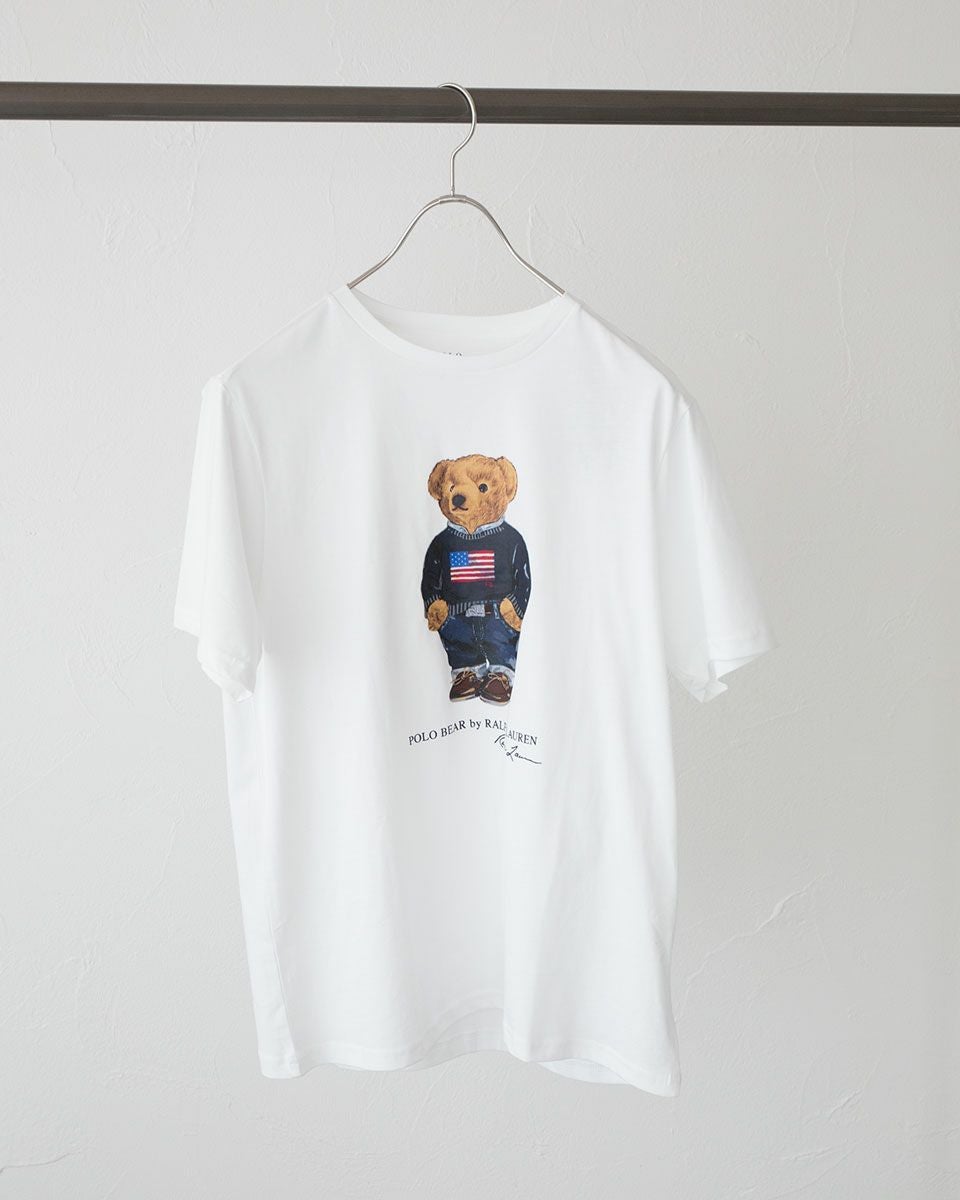 ポロラルフローレン ポロベア 人気　定番Tシャツ ホワイト 美品　M 限定値下 POLO RALPH LAUREN（ポロ・ラルフローレン） POLO RALPH LAUREN T