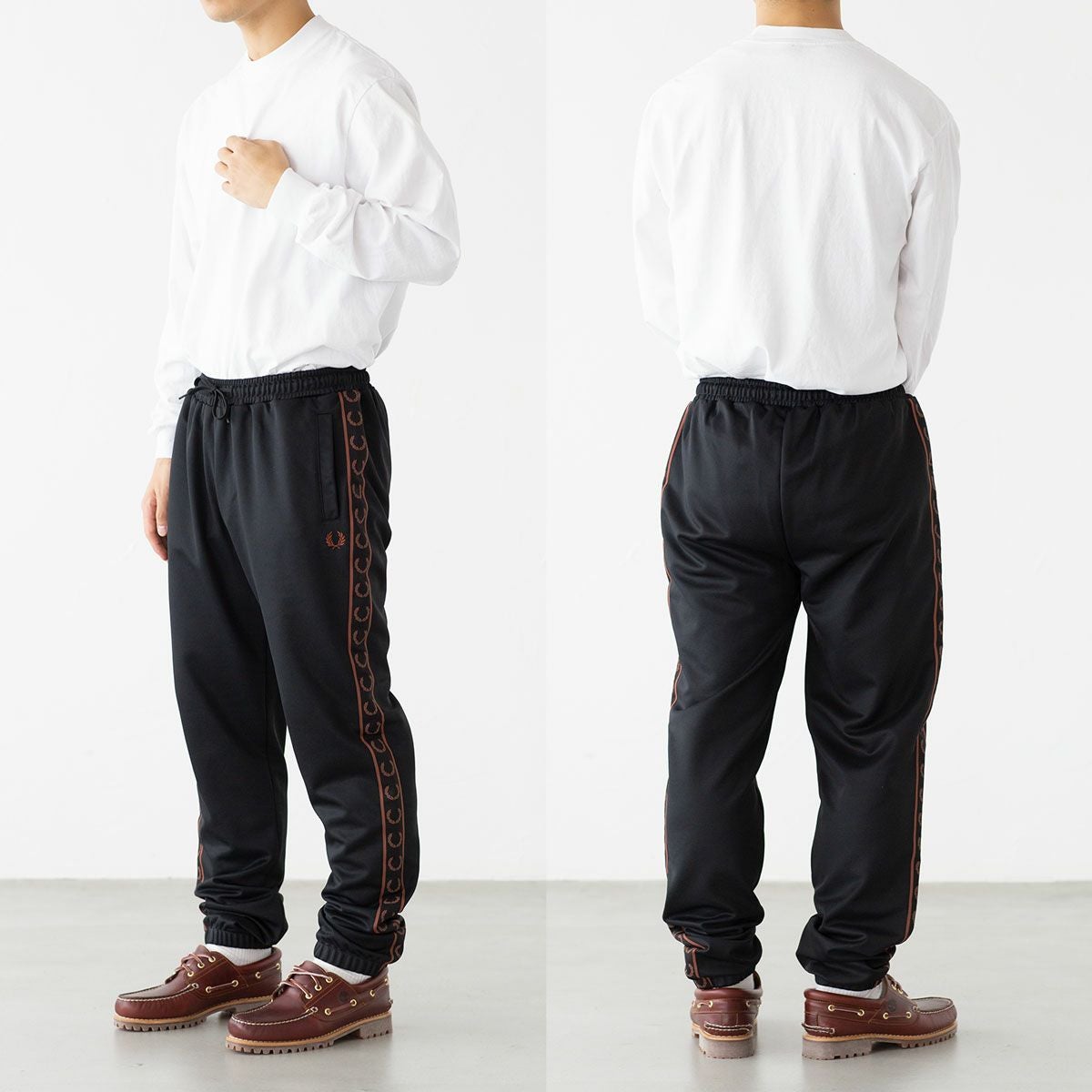 フレッドペリー FRED PERRY コントラスト テープ トラックパンツ T5507
