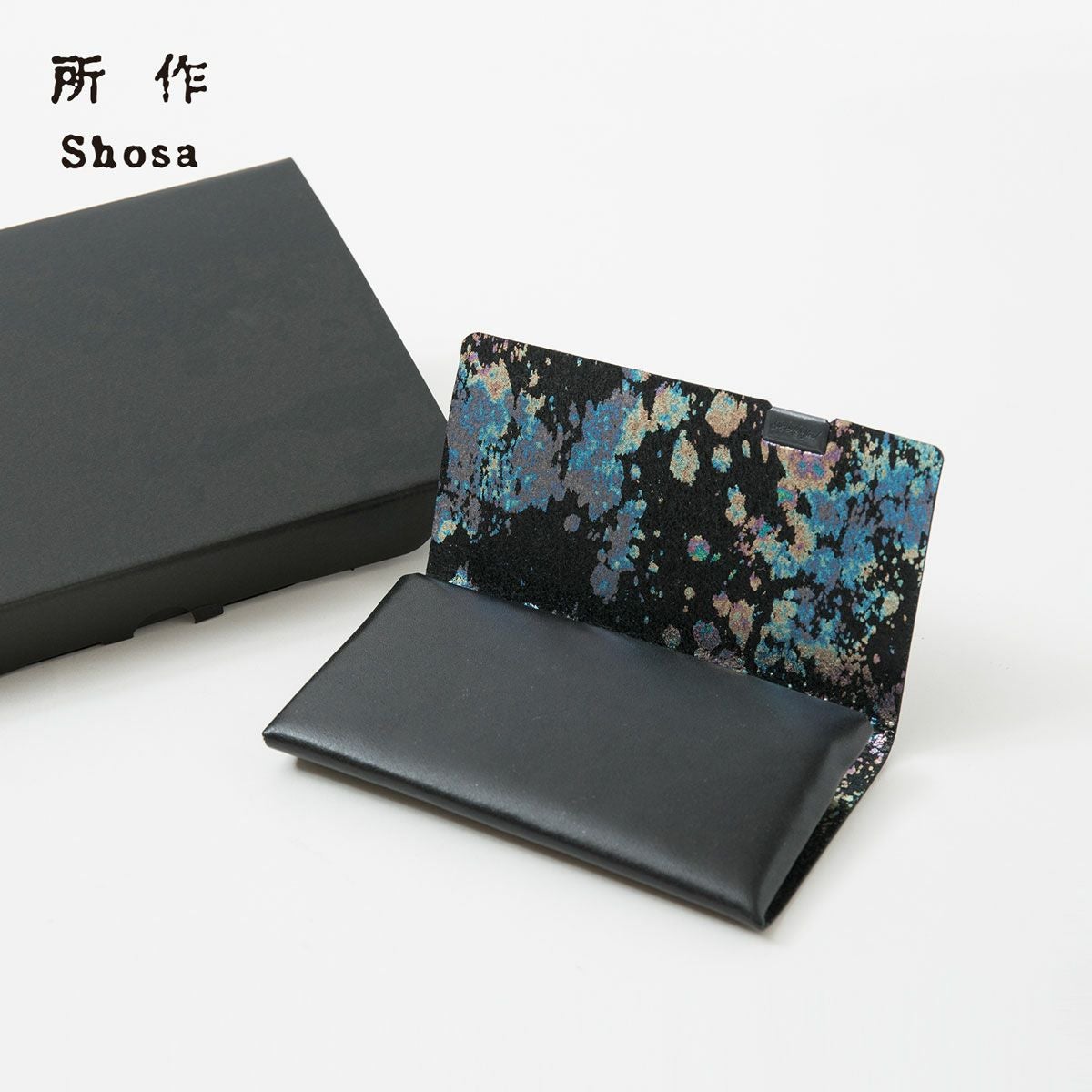 所作 名刺入れ カードケース シャボン shosa SHO-CA1C 日本製 牛革 本