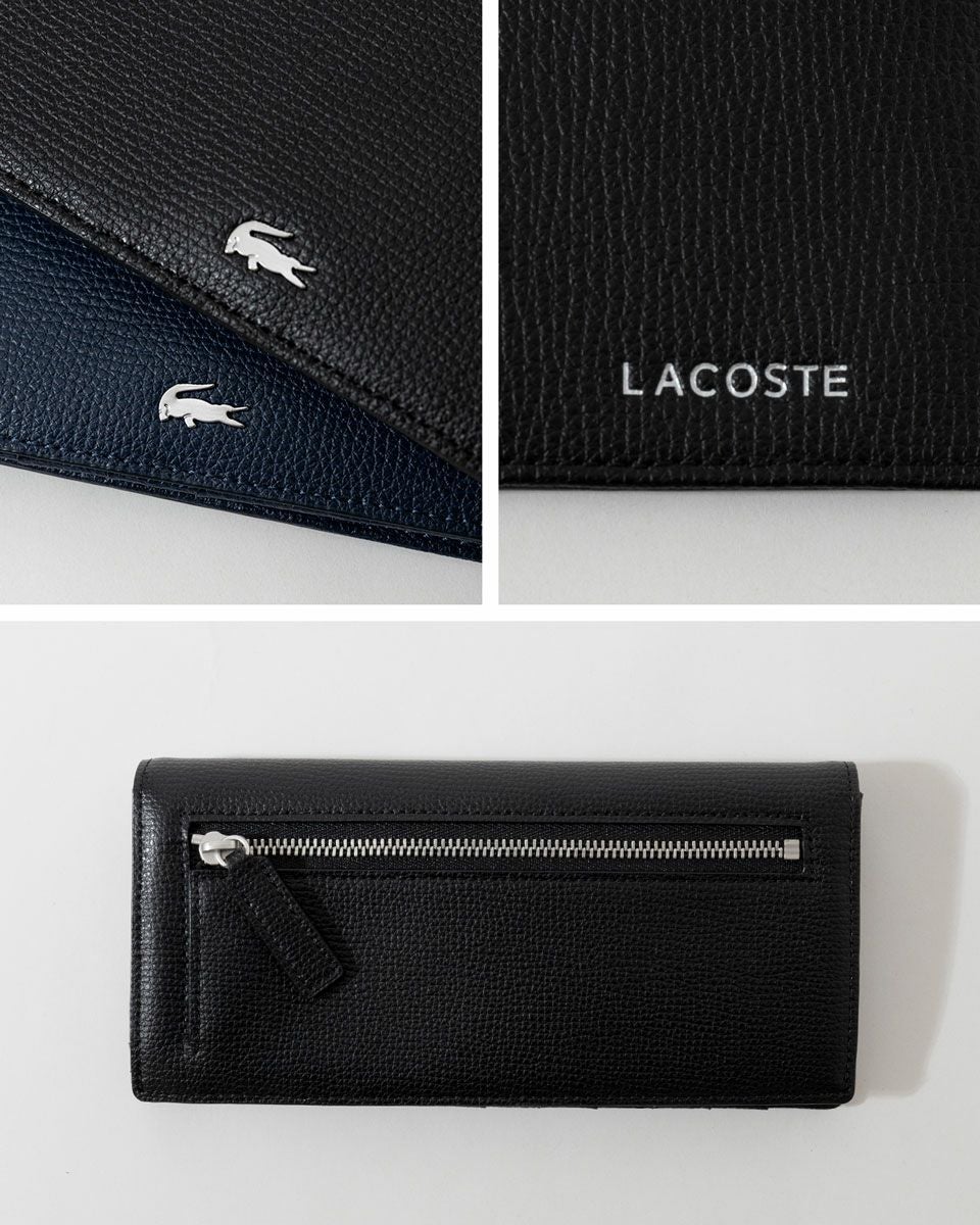 ラコステ ロングウォレット LACOSTE NH1603KP レザー 長財布｜ココチヤ