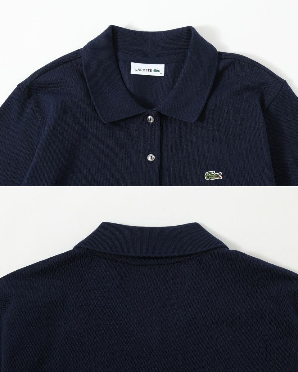 ラコステ 鹿の子地 ピケ ローウエスト ポロドレス LACOSTE EF2995-99