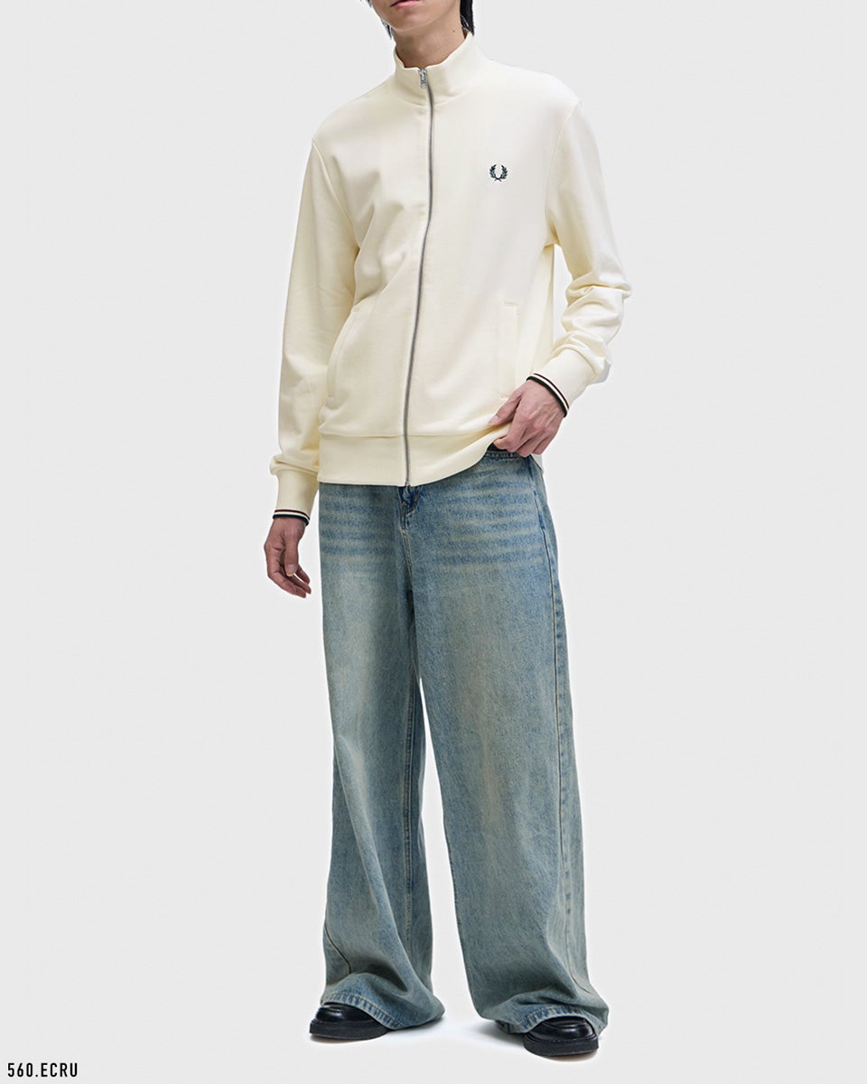 フレッドペリー FRED PERRY ジップスルー スウェット シャツ J1327