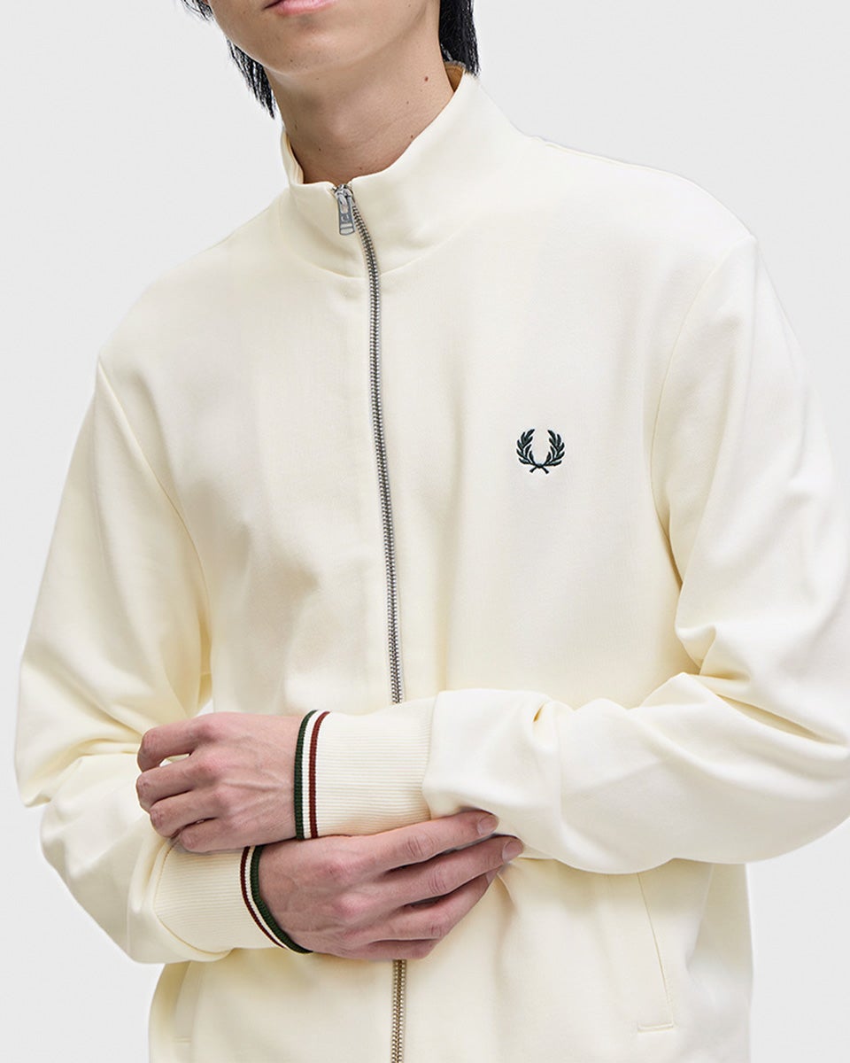 フレッドペリー FRED PERRY ジップスルー スウェット シャツ J1327