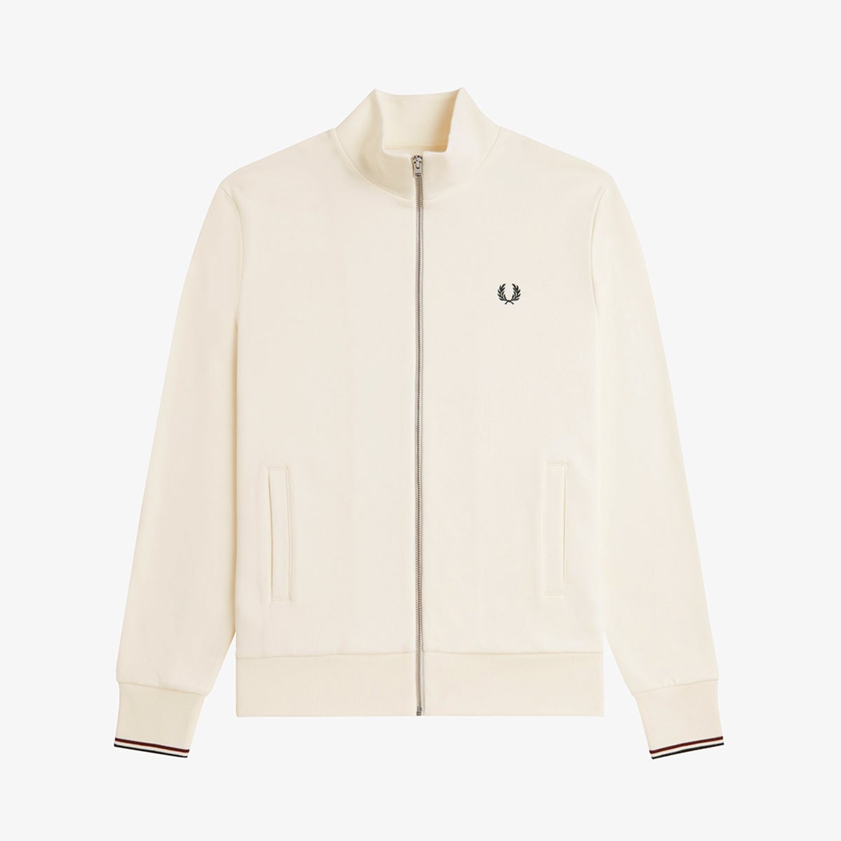 FRED PERRY ノーカラー・ジャケット フレッドペリー フレッドペリー FRED PERRY ジップスルー スウェット シャツ J1327