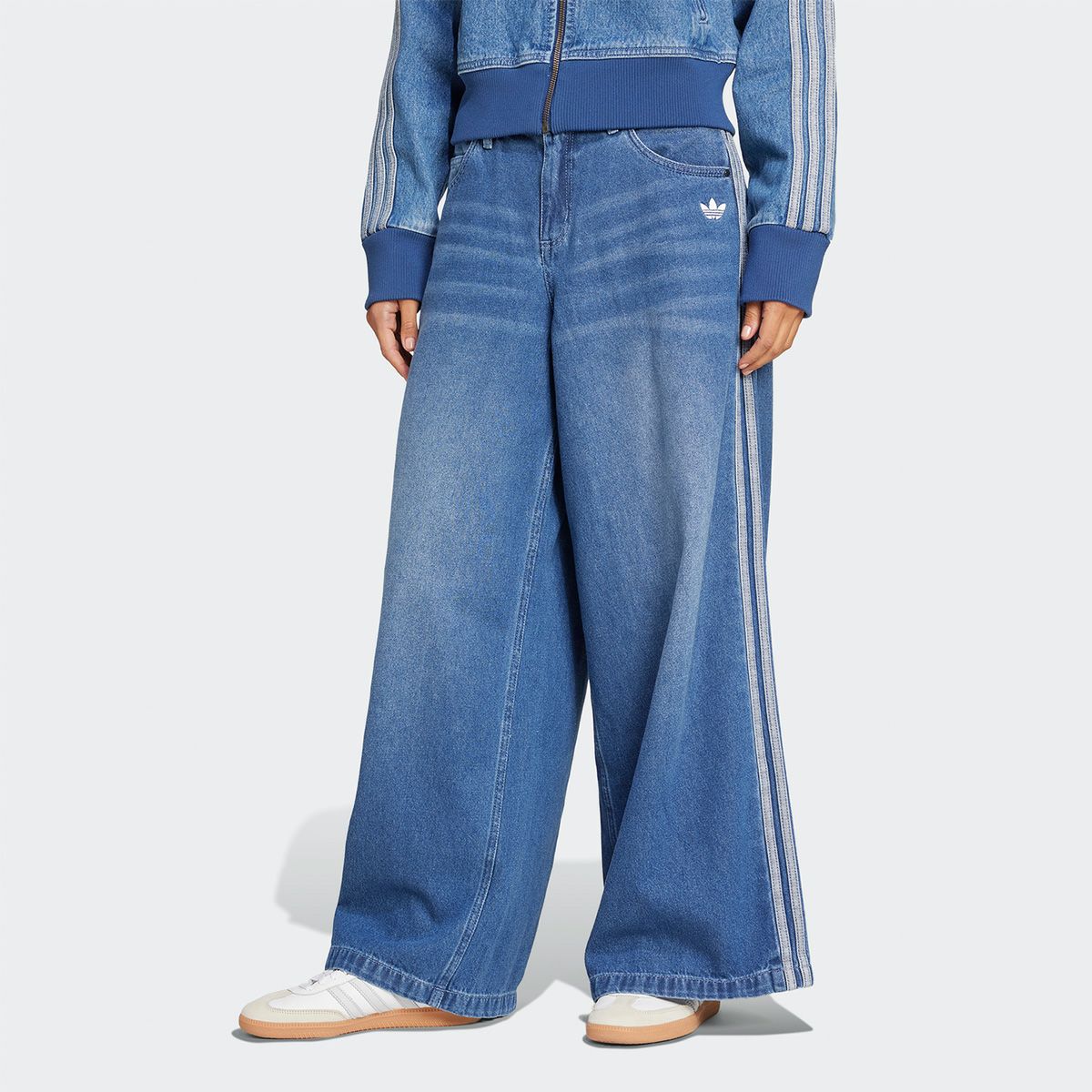 adidas　デニム　トレーナー adidas（アディダス） トレーナー スウェット スウェット ジップアップ